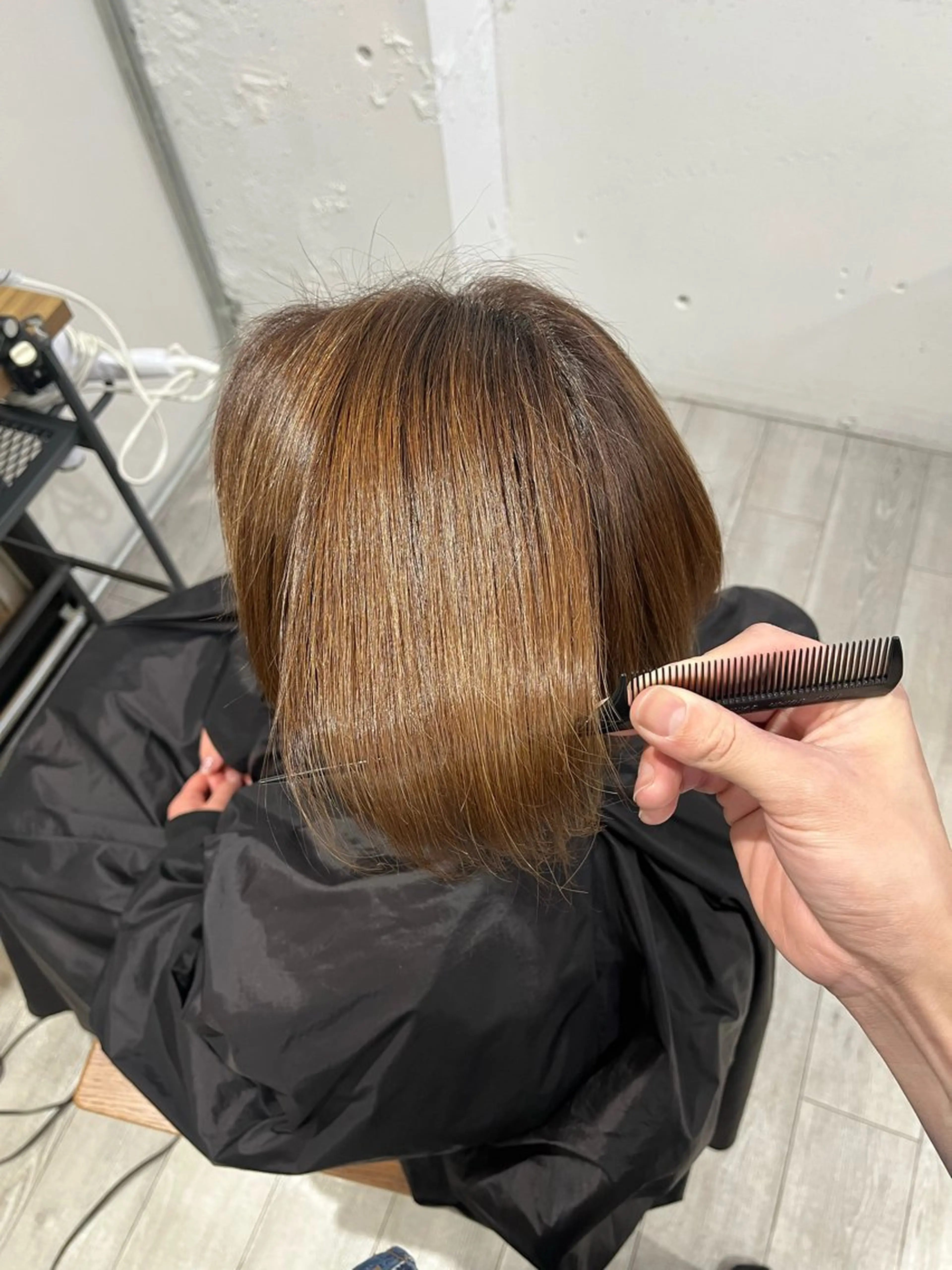 ショート 髪質改善 縮毛矯正 廣庭 勇人のヘアスタイル