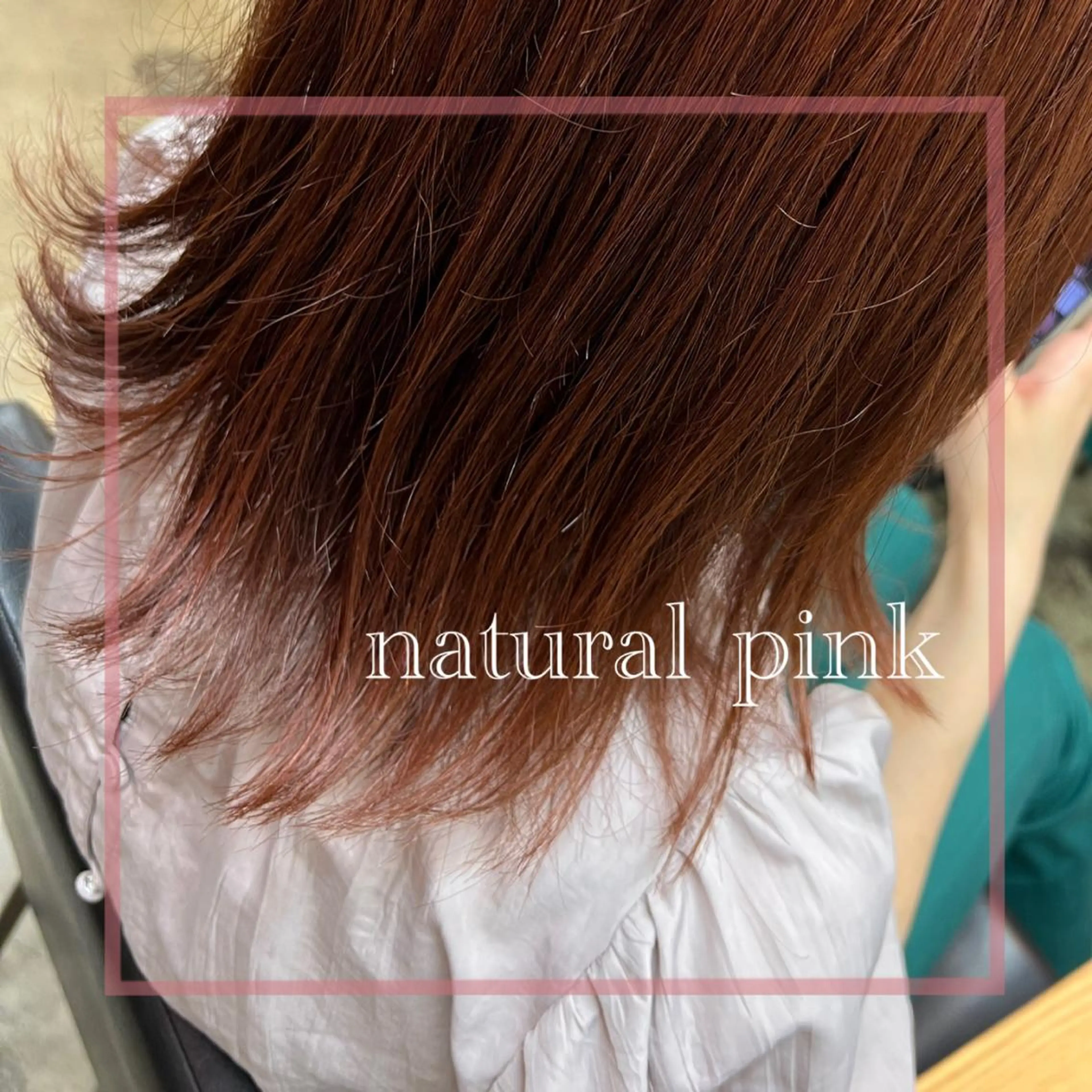 ミディアム カラー ピンクカラー 🌸MaNO aya🌸のヘアスタイル