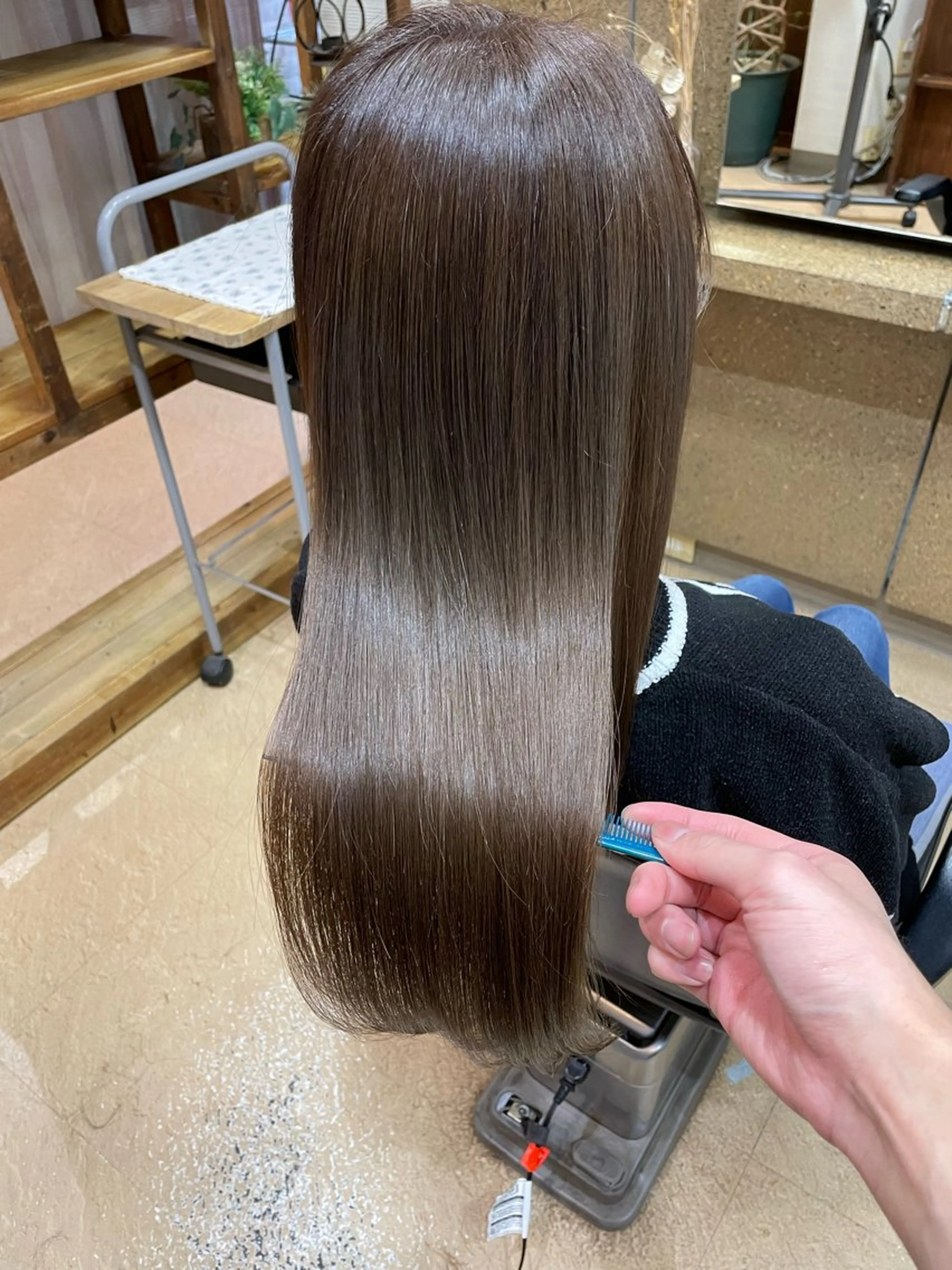 ロング カラー パーマ ヘアアレンジ キッズ 田中 俊貴のヘアスタイル