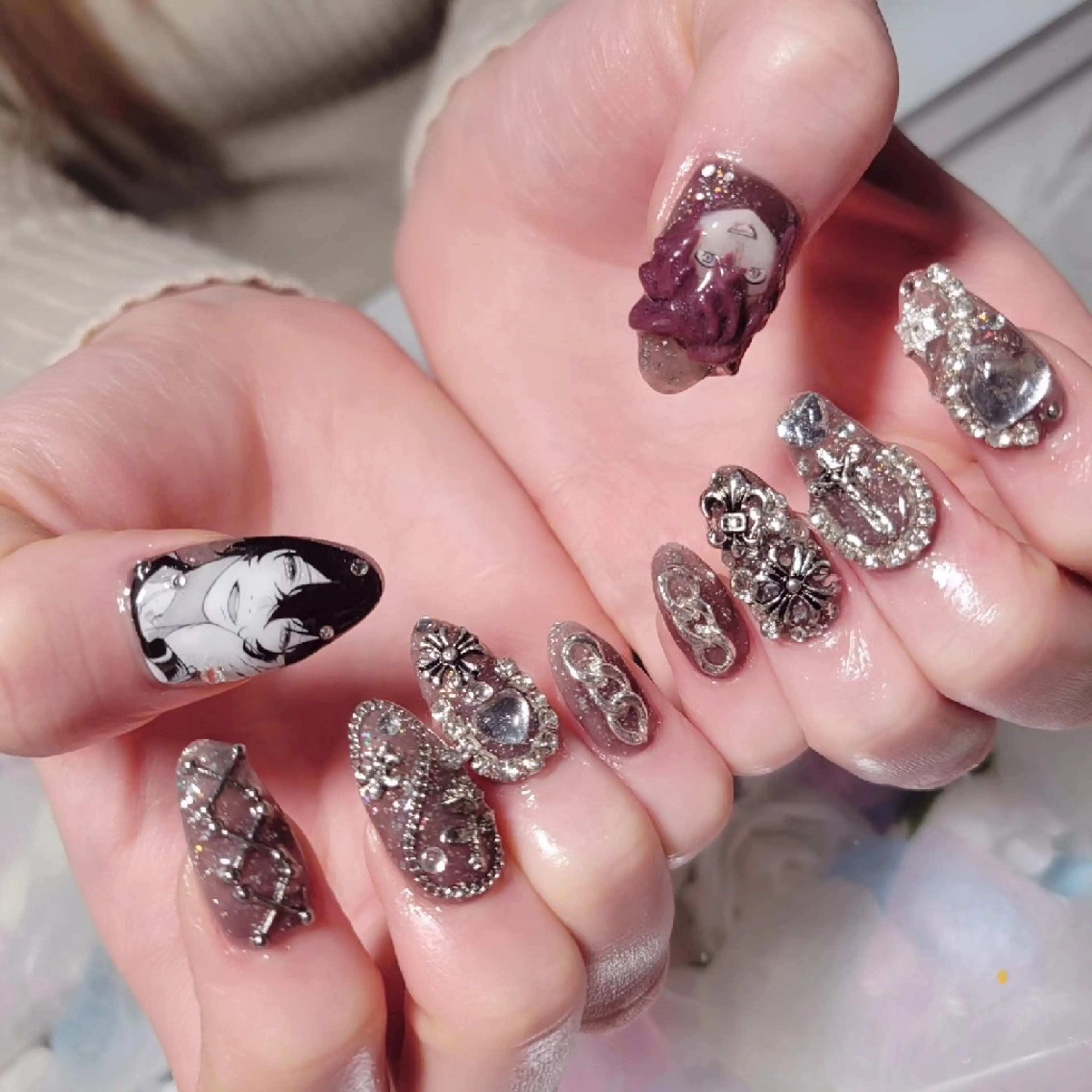 ネイル アートネイル ジェルネイル おで@ oderi_nailのネイルデザイン