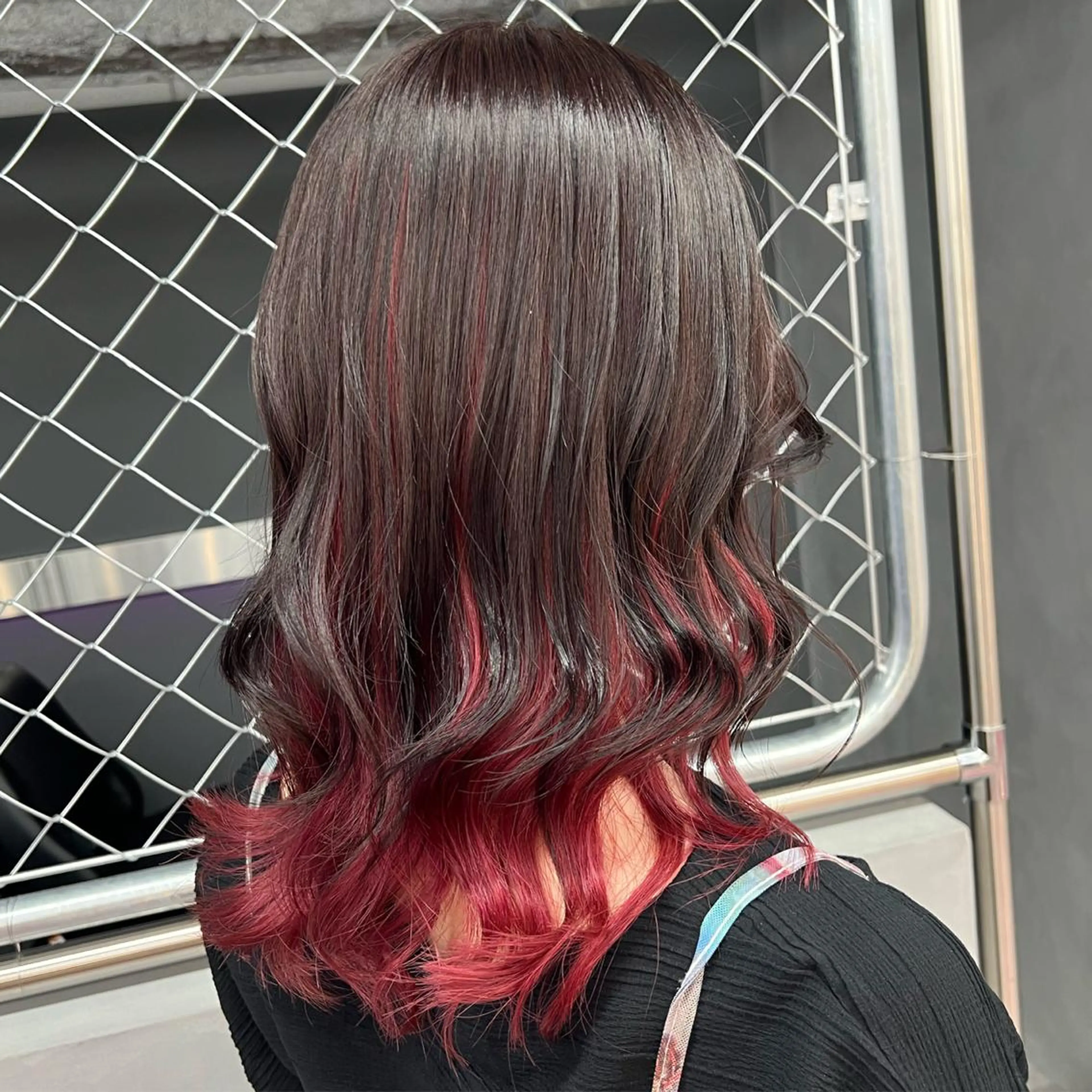 セミロング カラー ELU.☁️ ARIのヘアスタイル