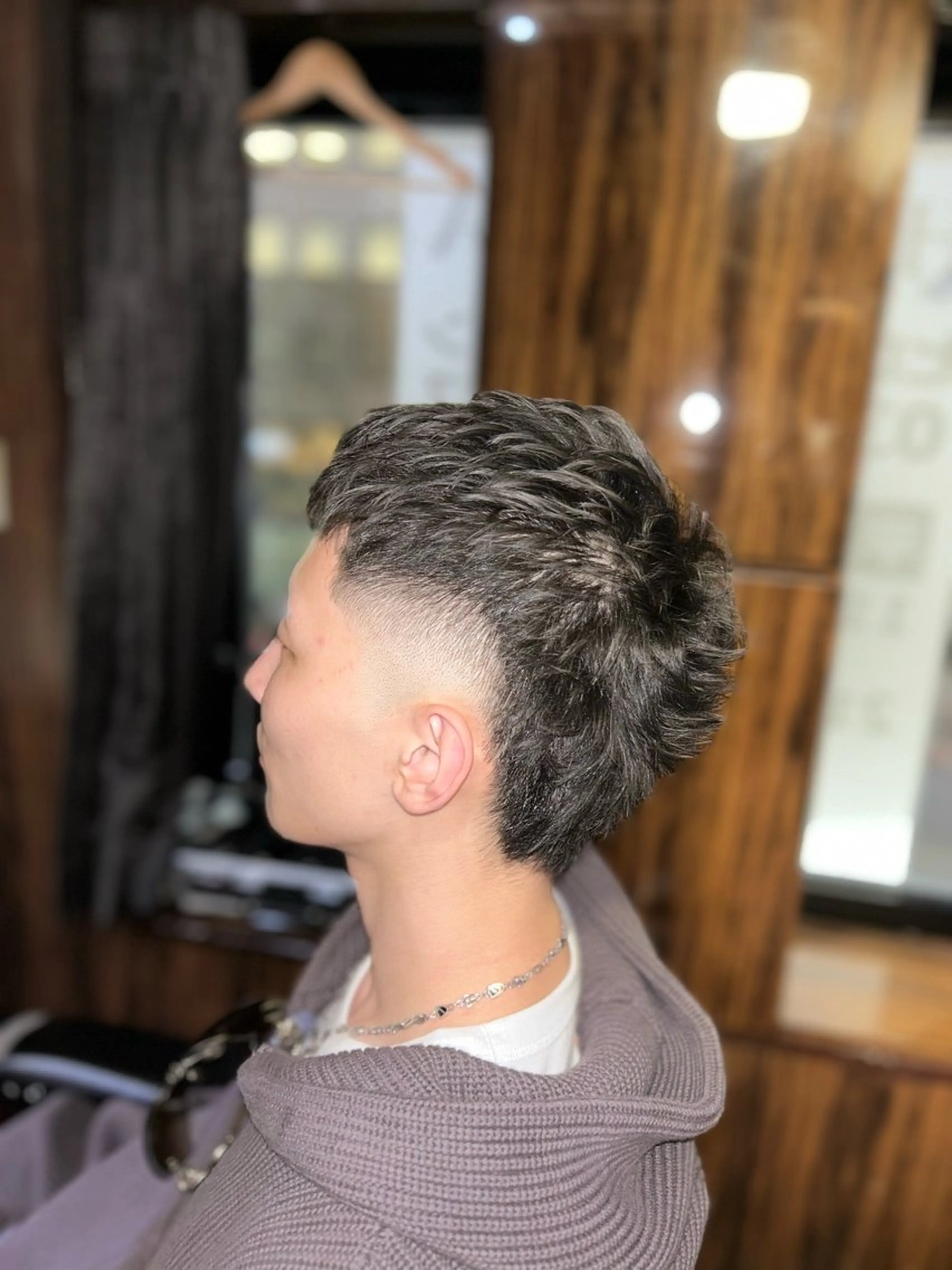 ショート メンズ 仙庭 風輝のヘアスタイル