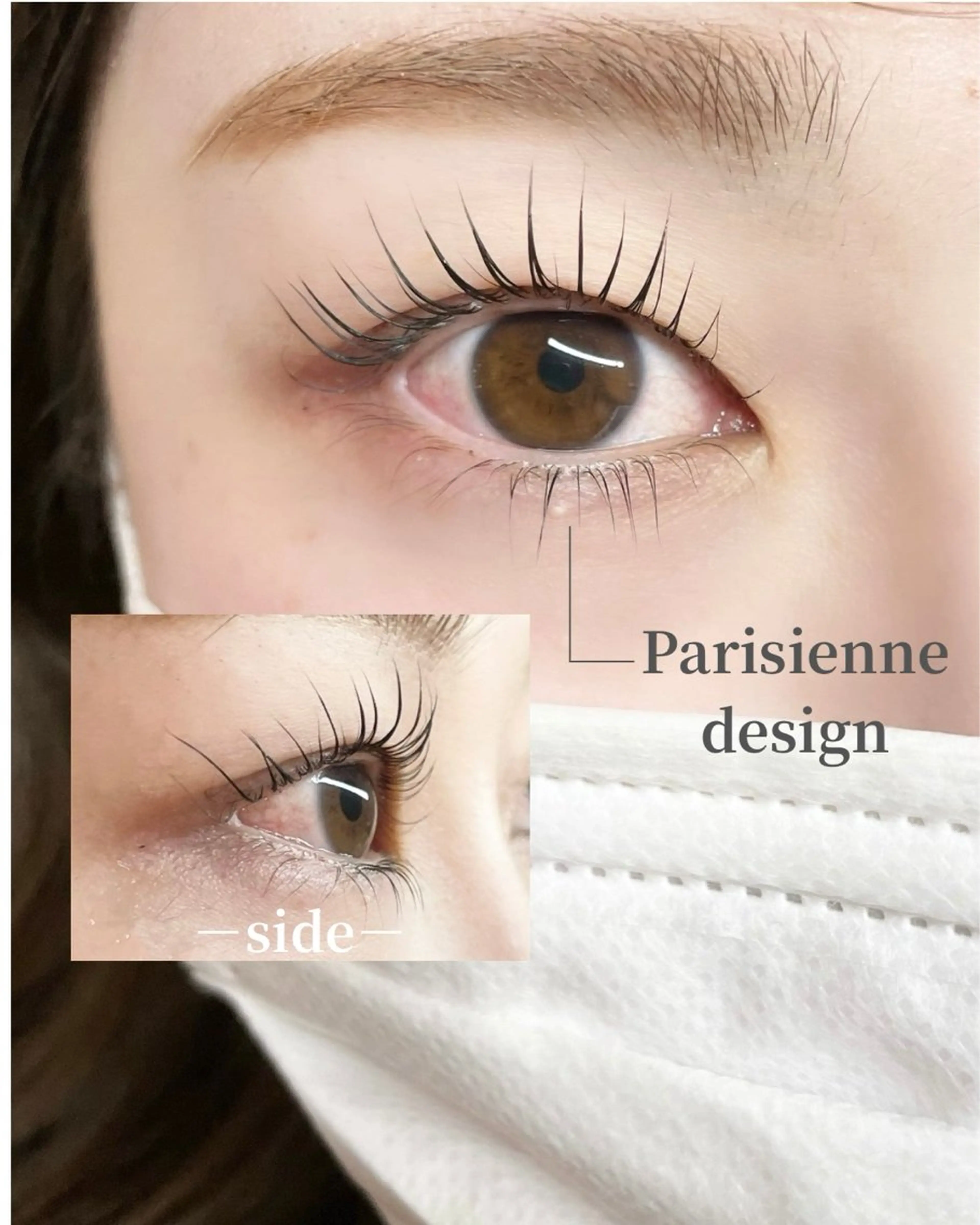 マツエク・マツパ パリジェンヌラッシュリフト 一重×まつ毛パーマ AMUE恵比寿🌻 hashimotoのマツエク・マツパデザイン