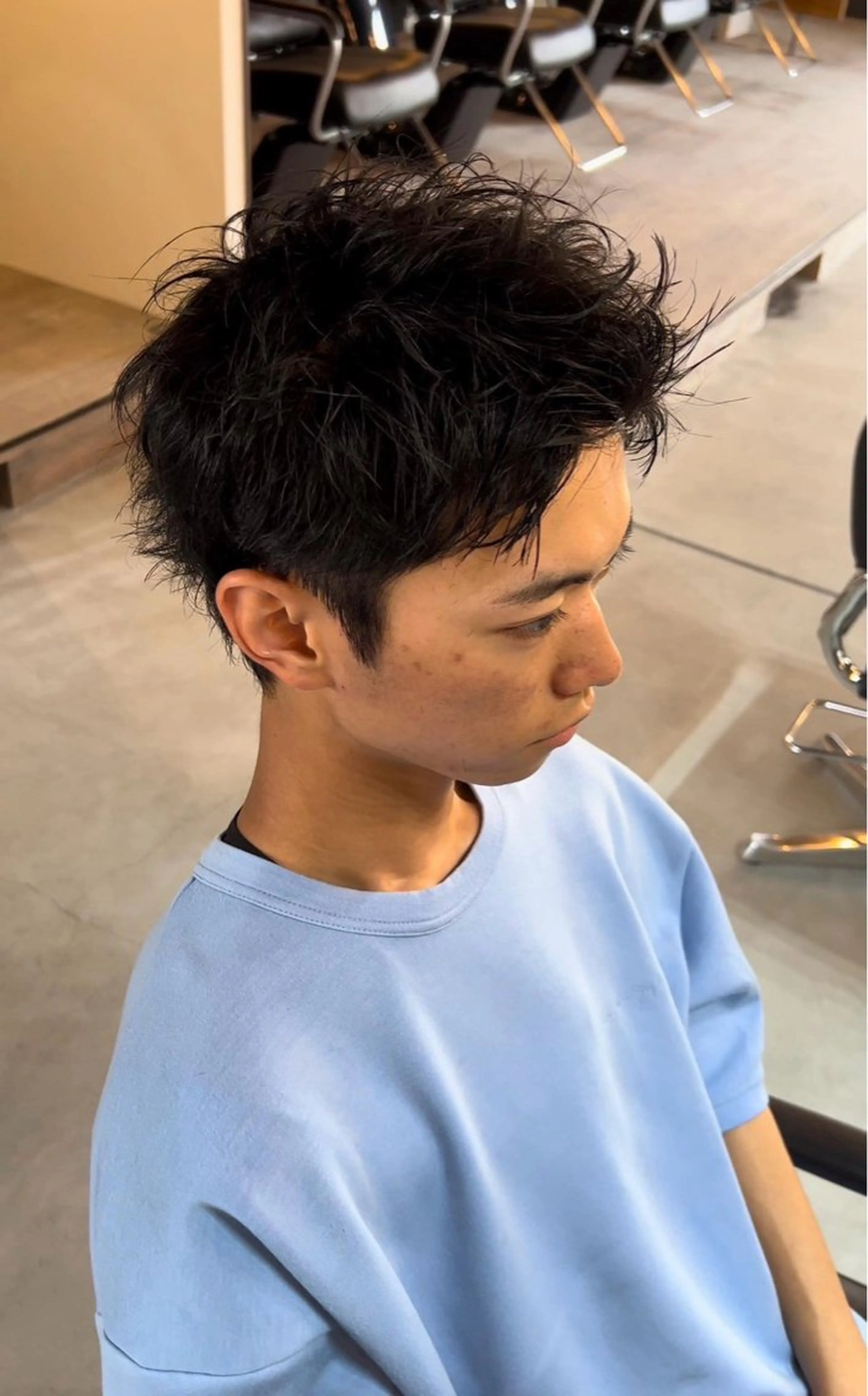 ショート メンズ 【パーマ特化美容師】 🔥Yoshiyaのヘアスタイル