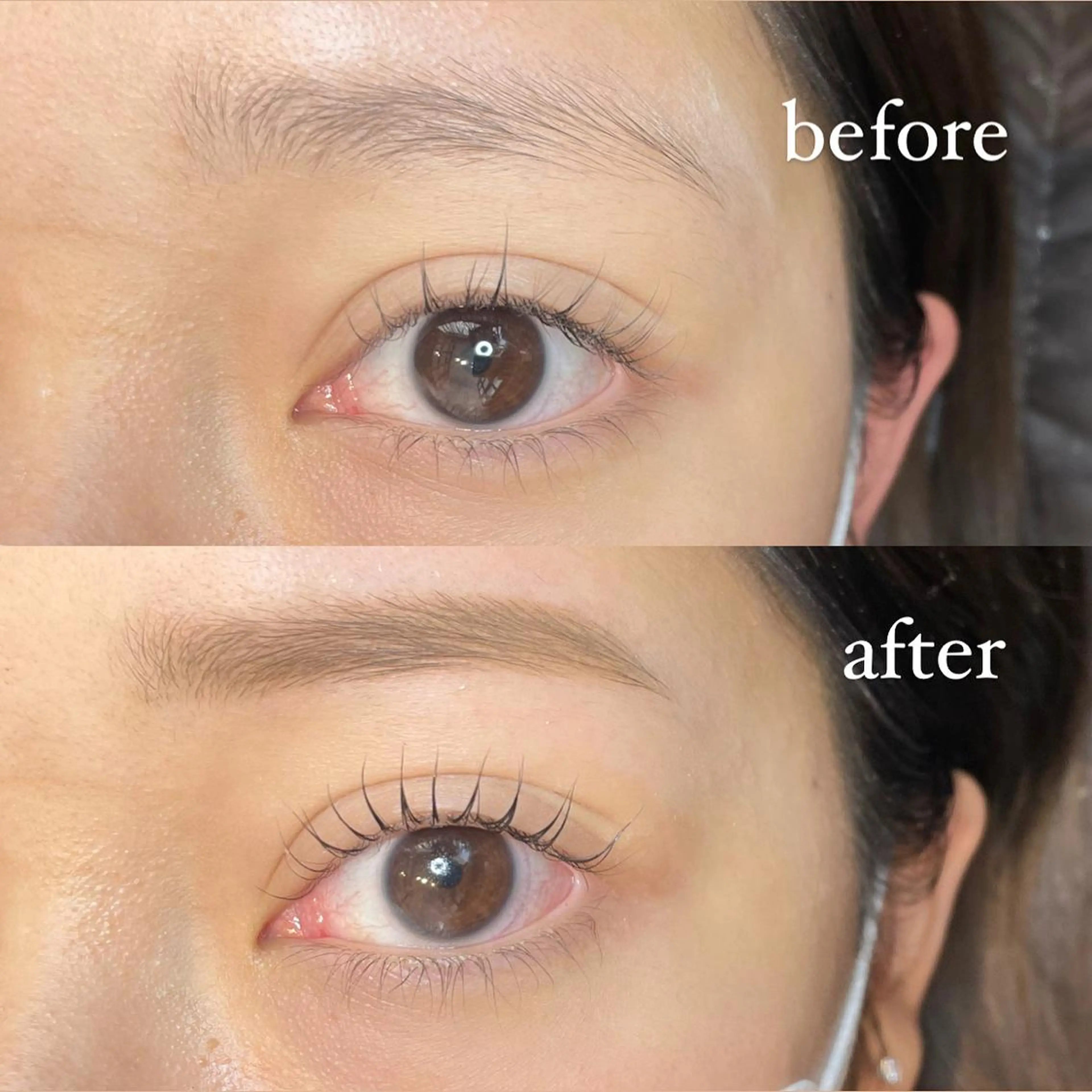 マツエク・マツパ アイブロウ moka ✴︎のマツエク・マツパデザイン