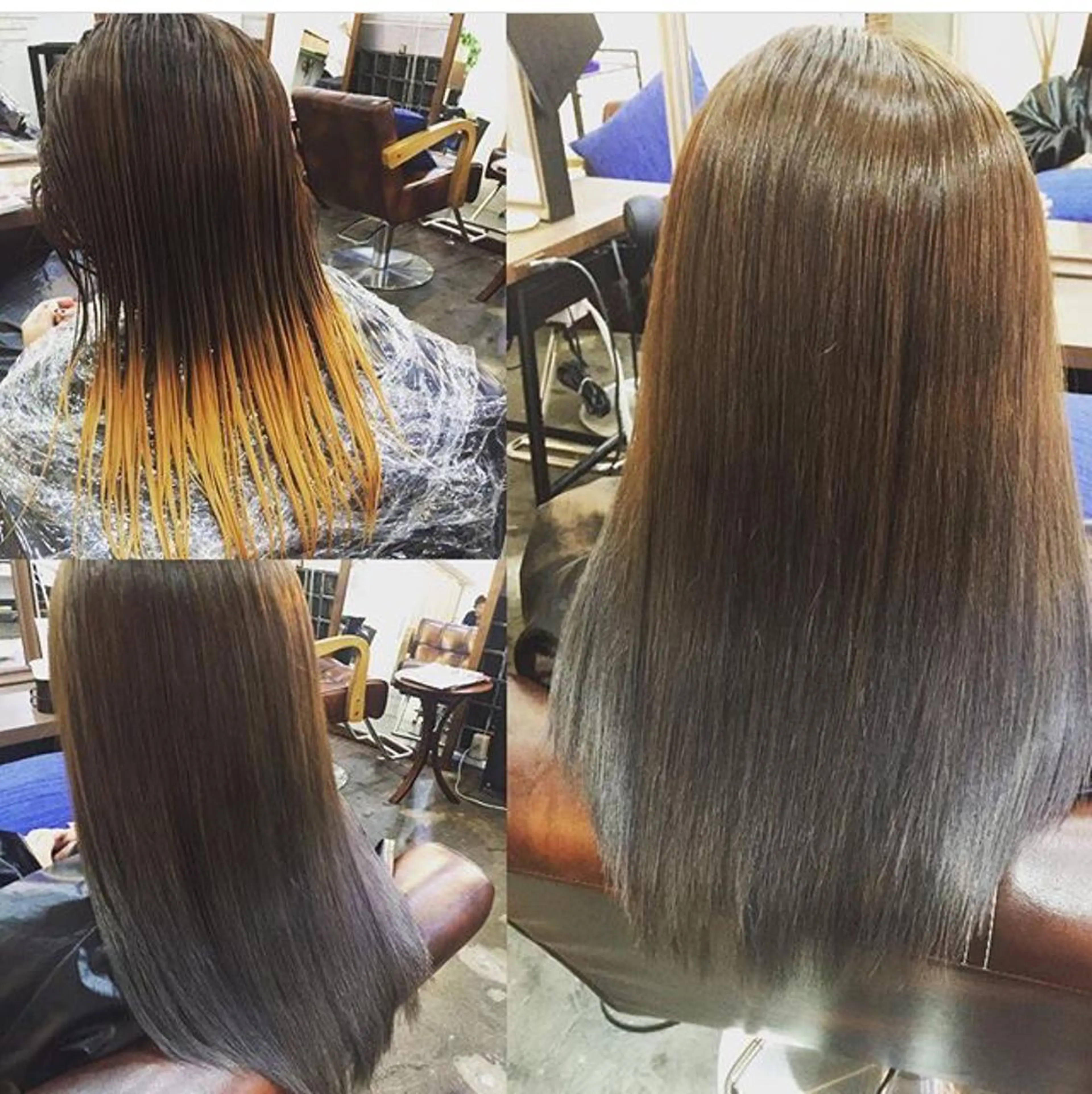 セミロング ヘアカラー トリートメント 吉田 典弘のヘアスタイル