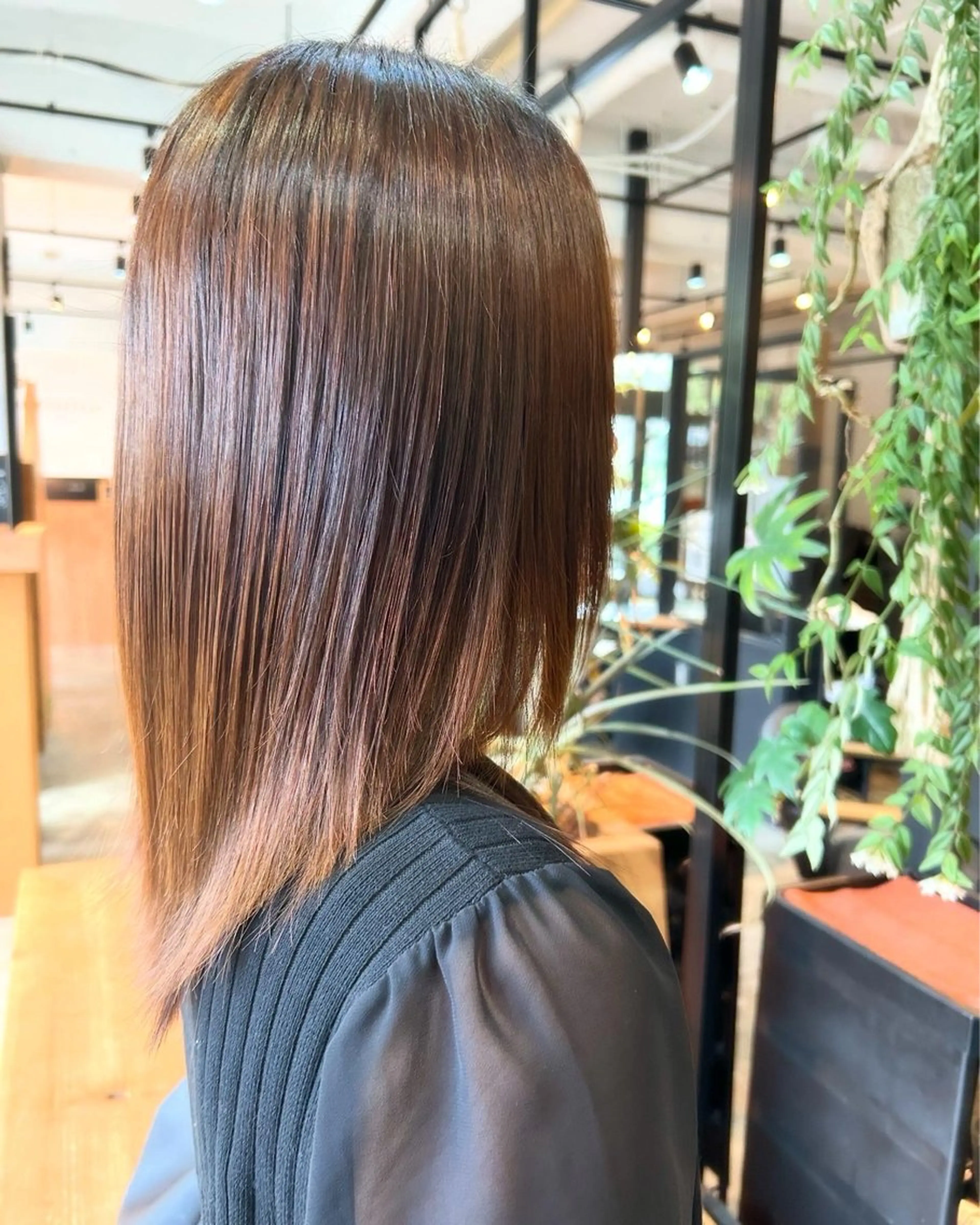 ミディアム FERIA桃山台🍑 𝕄𝕖𝕘𝕦のヘアスタイル