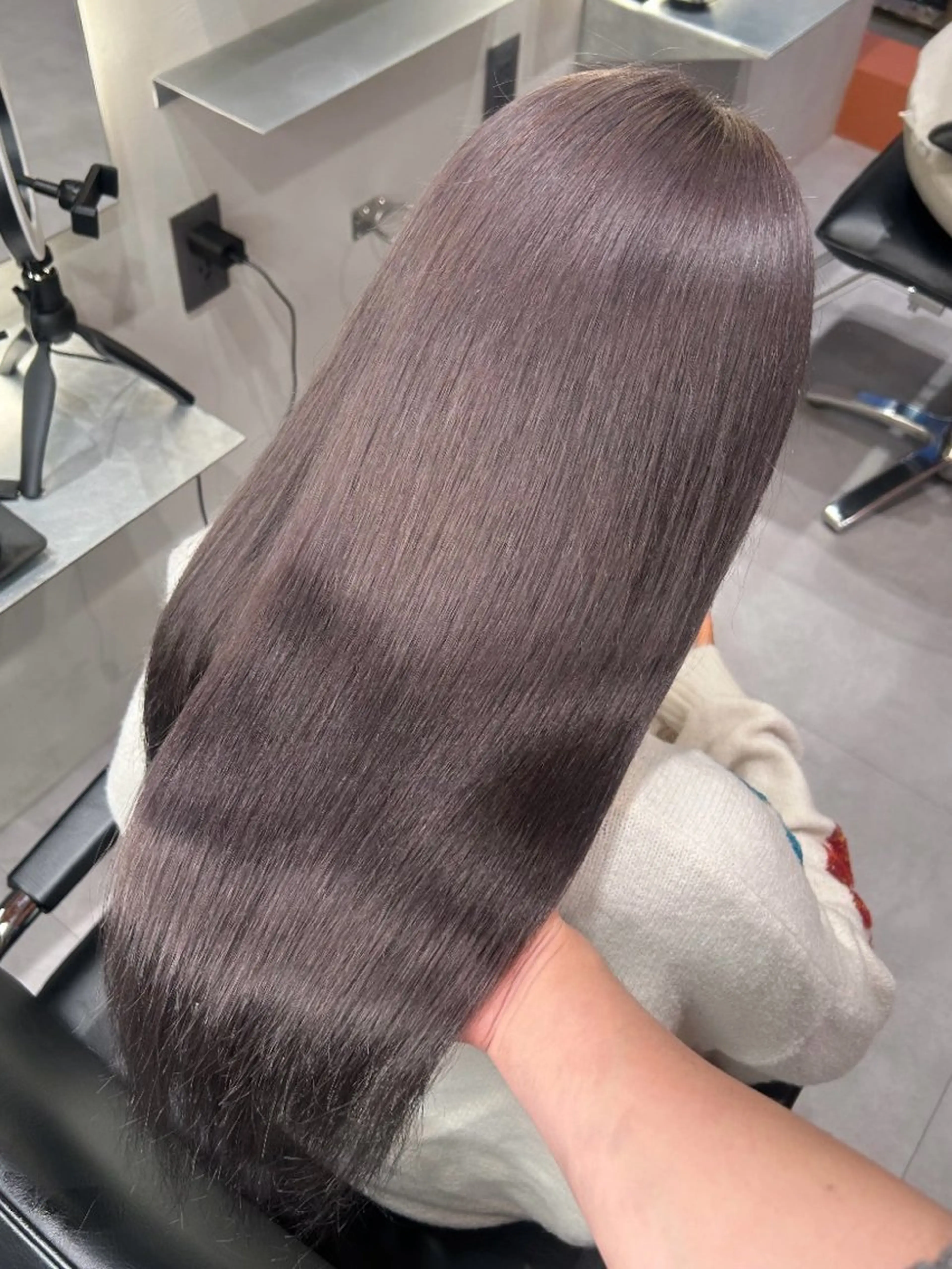 ロング カラー ブリーチ ヘアカラー トリートメント 💗爆美女製造機💗 ハイトーン-髪質改善のヘアスタイル