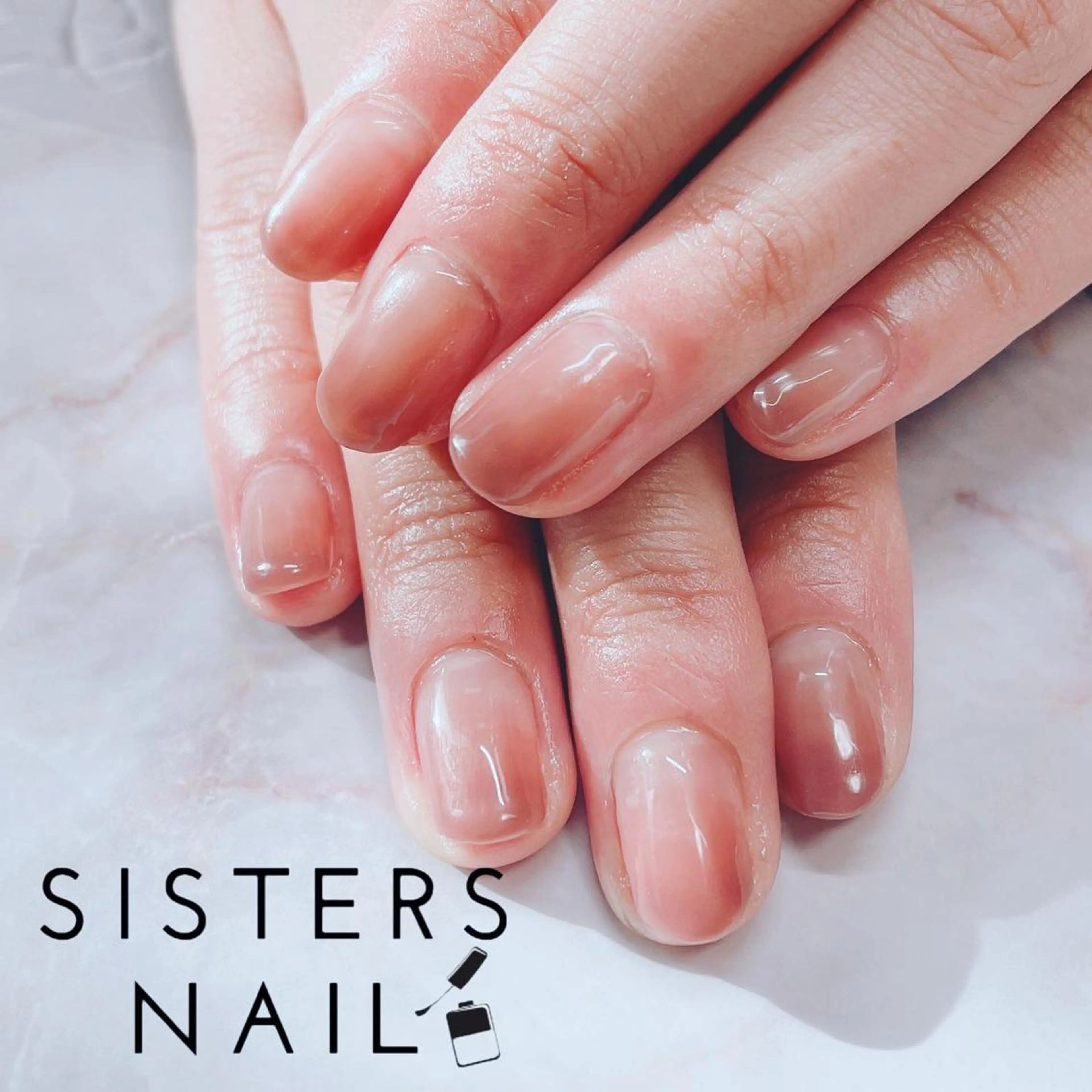 【他店フィルイン、平日のみ】グラデーションネイル¥4000の写真