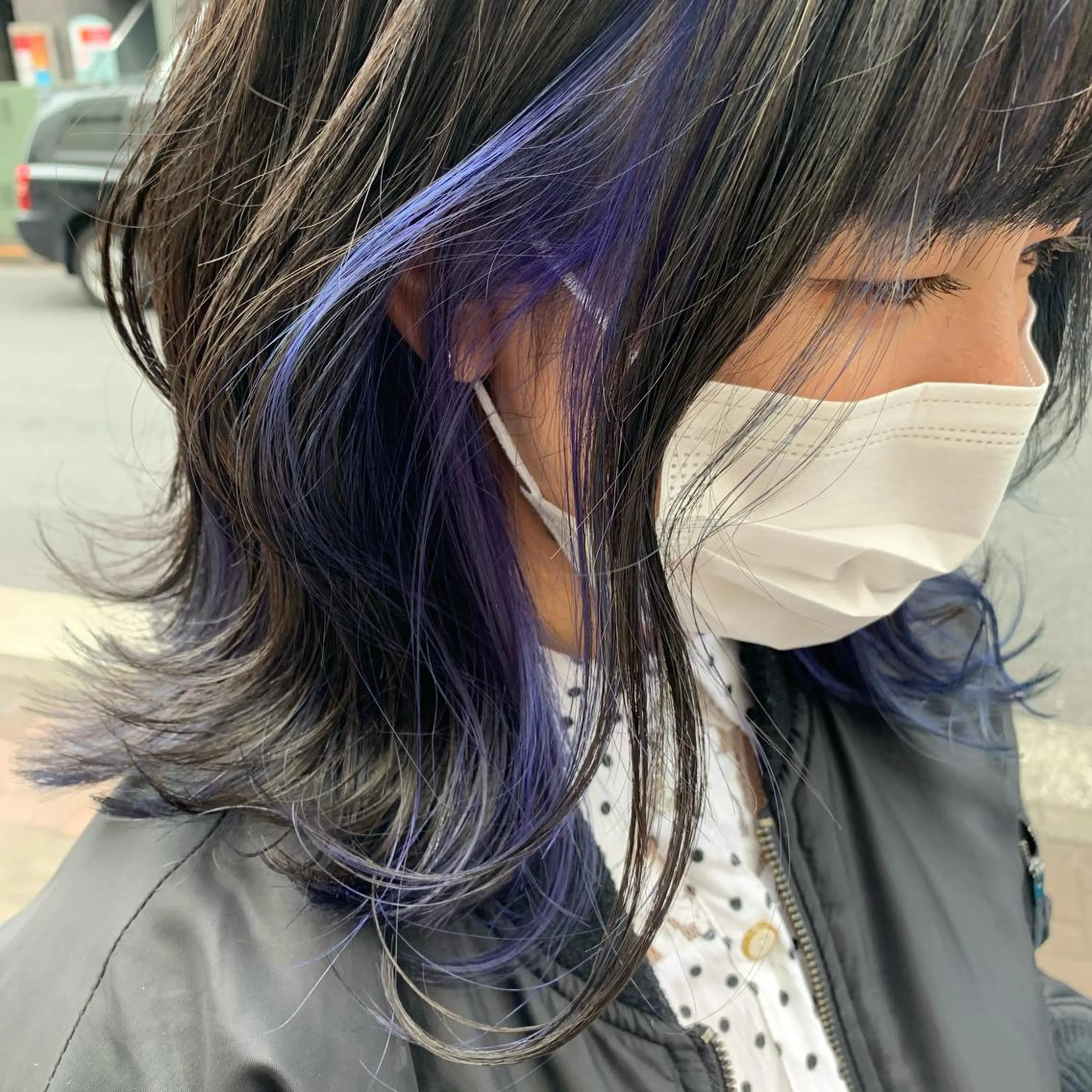 ミディアム カラー インナーカラー ヘアカラー トリートメント 韓国ヘア🦋 MIYUのヘアスタイル