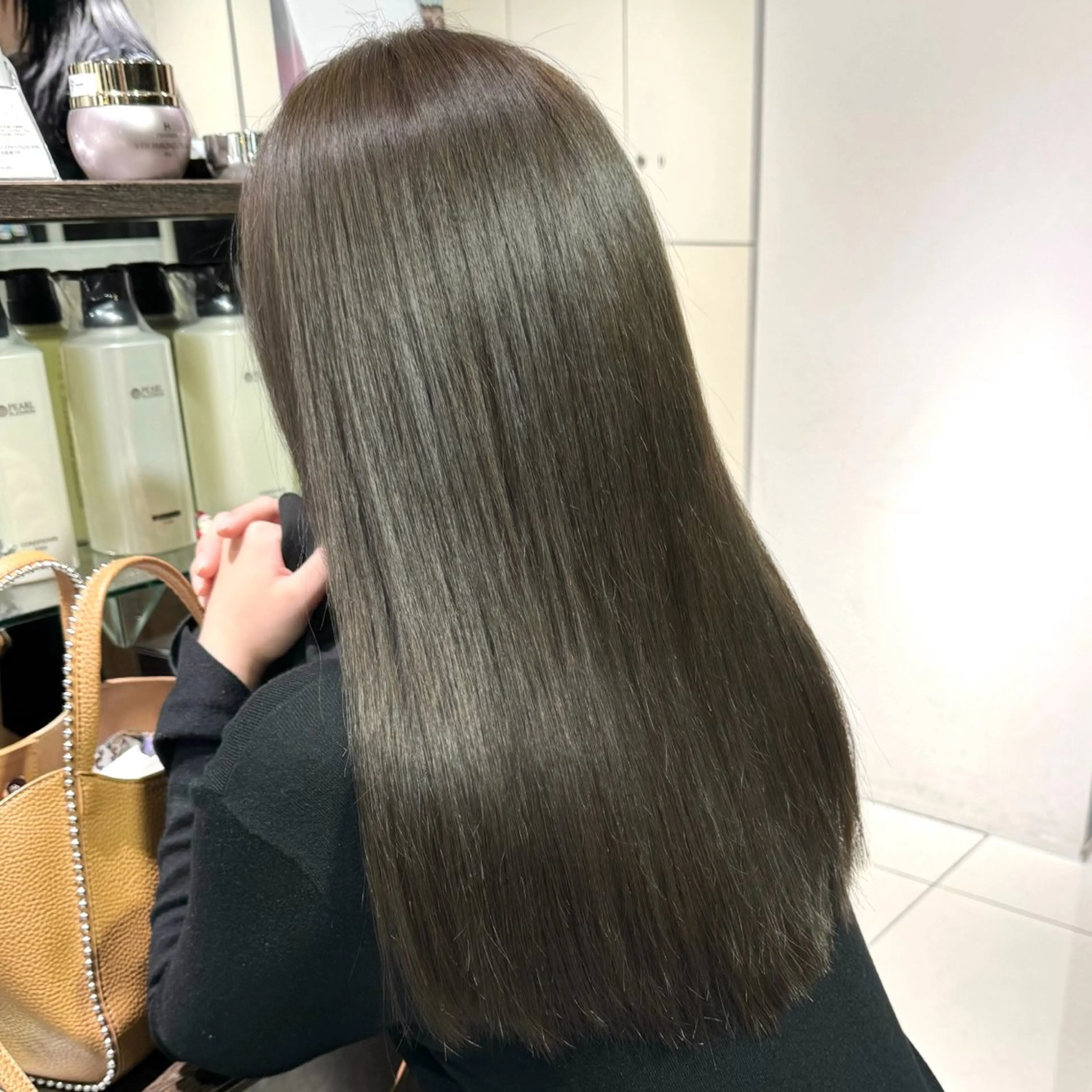 ロング カラー ヘアアレンジ ヘアカラー ブリーチなしカラー /新百合ヶ丘/安形翔のヘアスタイル