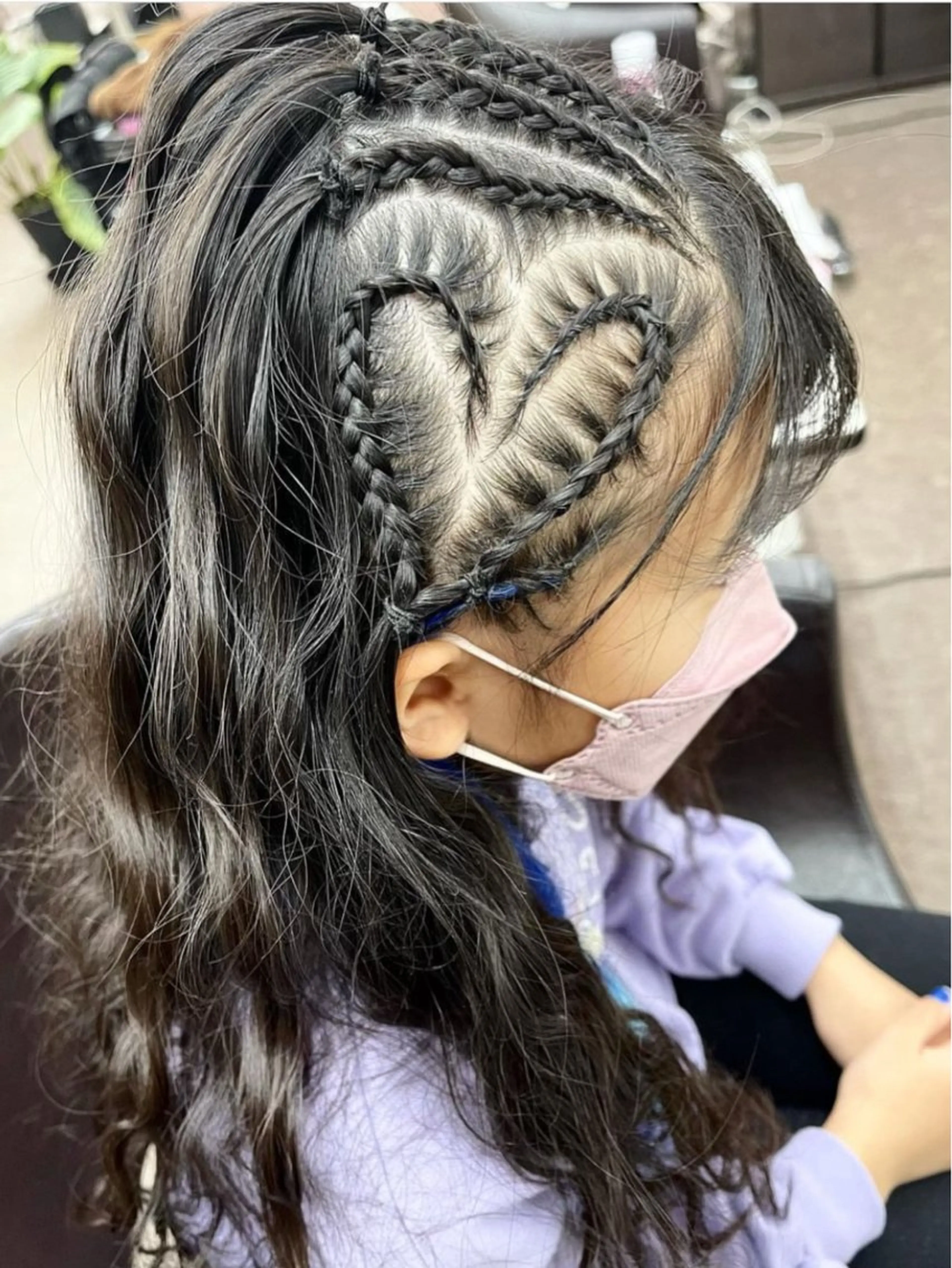 ロング ヘアアレンジ キッズ エクステ ヘアセット 池田 景子のヘアスタイル