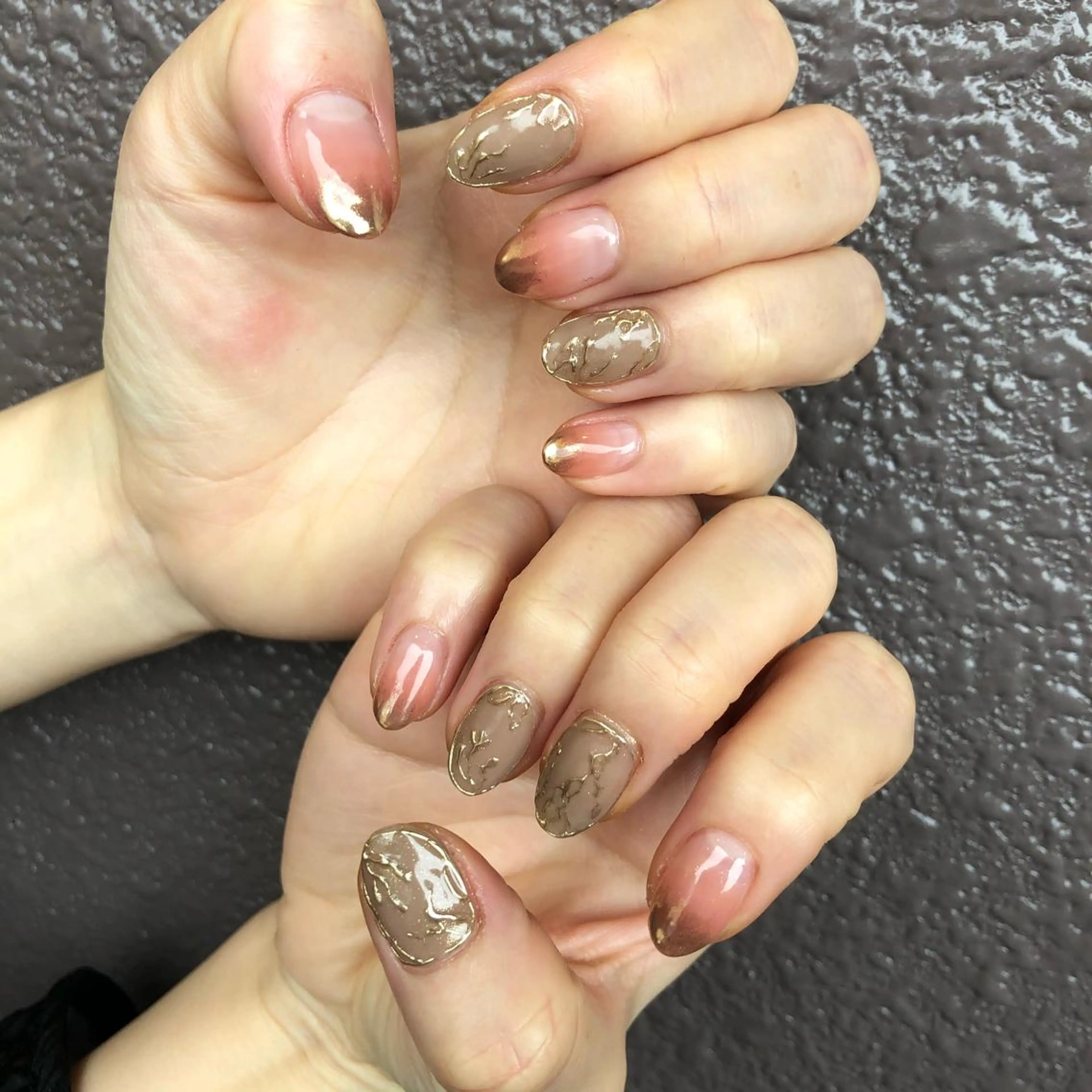 ロング カラー ヘアアレンジ キッズ ネイル マツエク・マツパ 福田 加奈のネイルデザイン