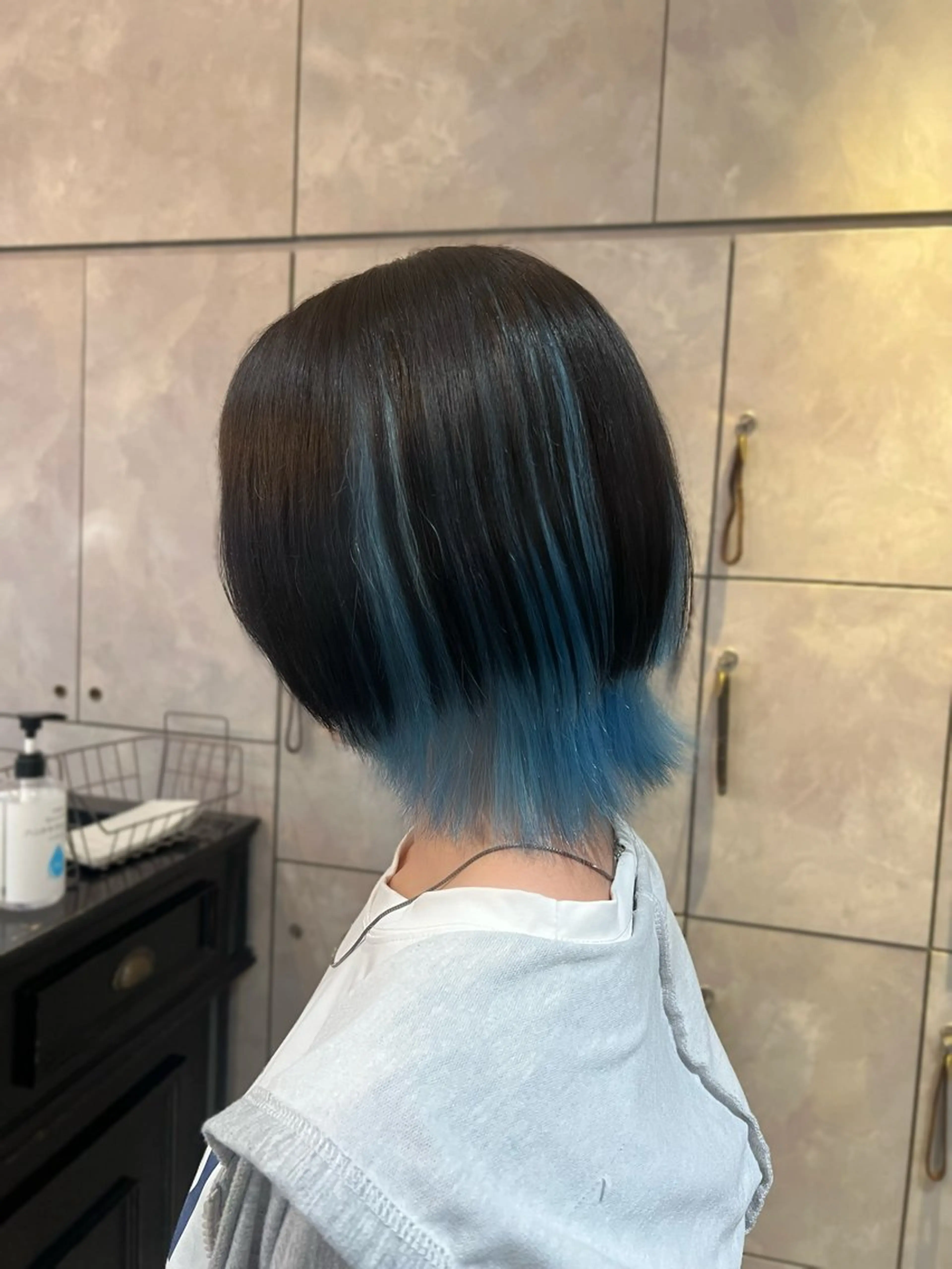 ミディアム カラー ヘアカラー トリートメント ヘアセット 🎀ハイトーン・艶 カラー HANA🎀のヘアスタイル