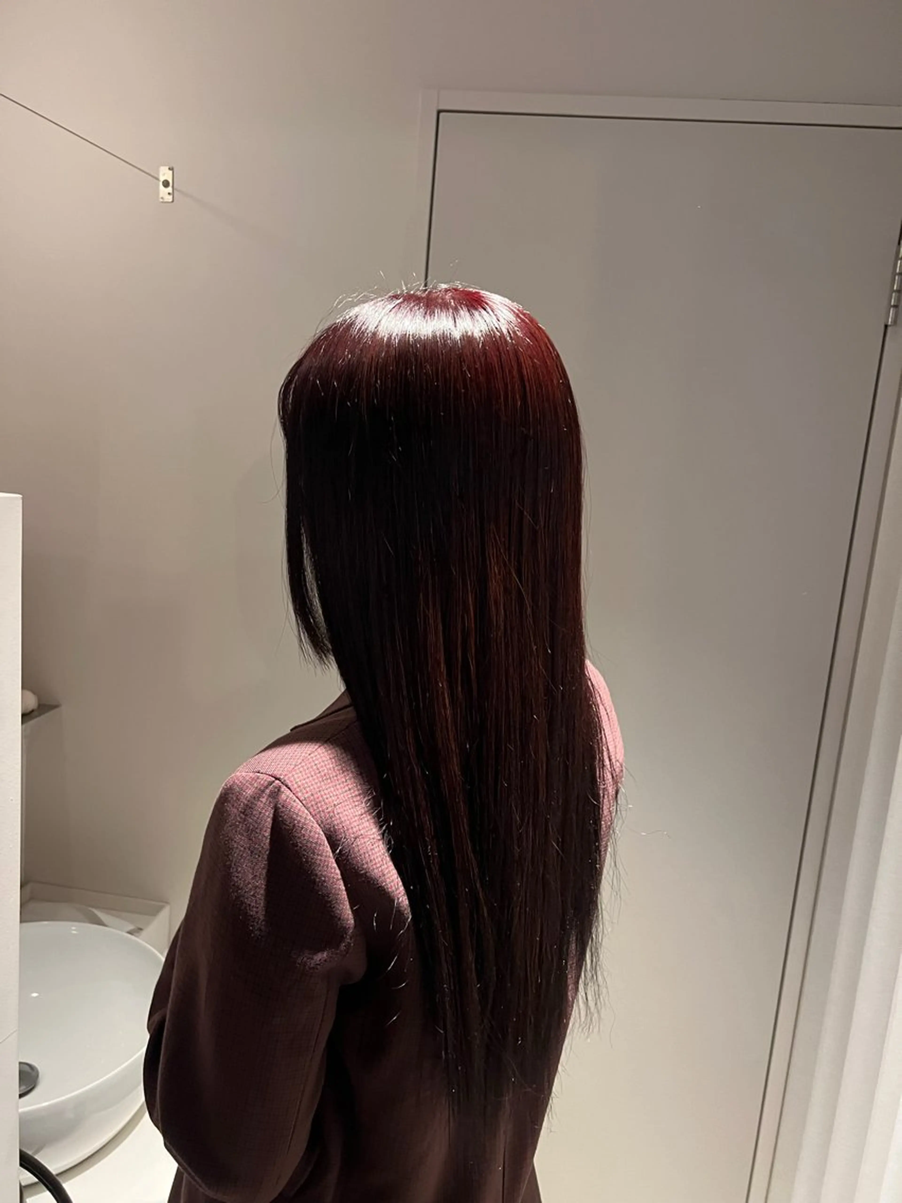 ロング 江﨑 一葉のヘアスタイル