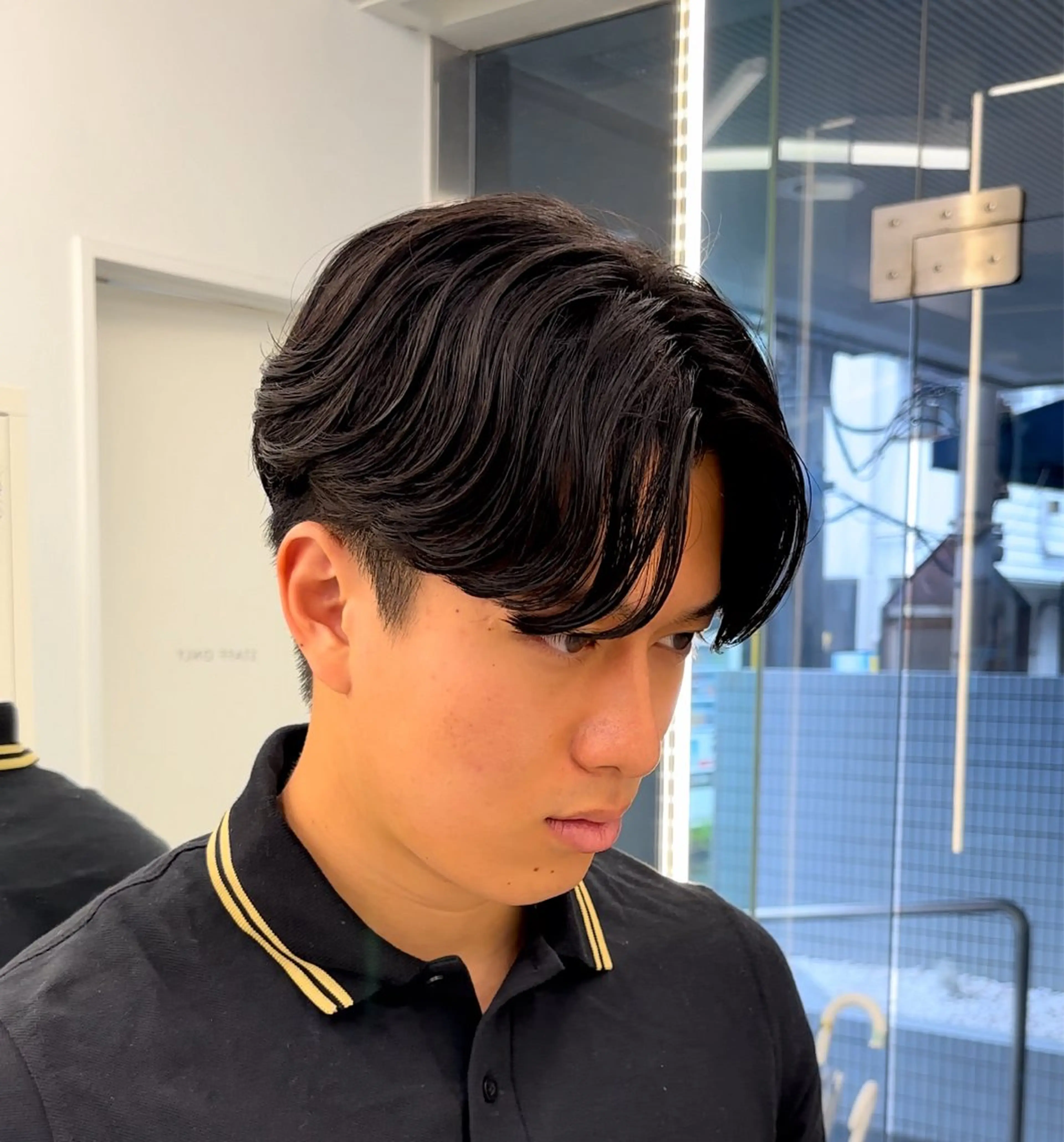 ショート カラー パーマ メンズ 森龍馬 メンズ専門美容師のヘアスタイル