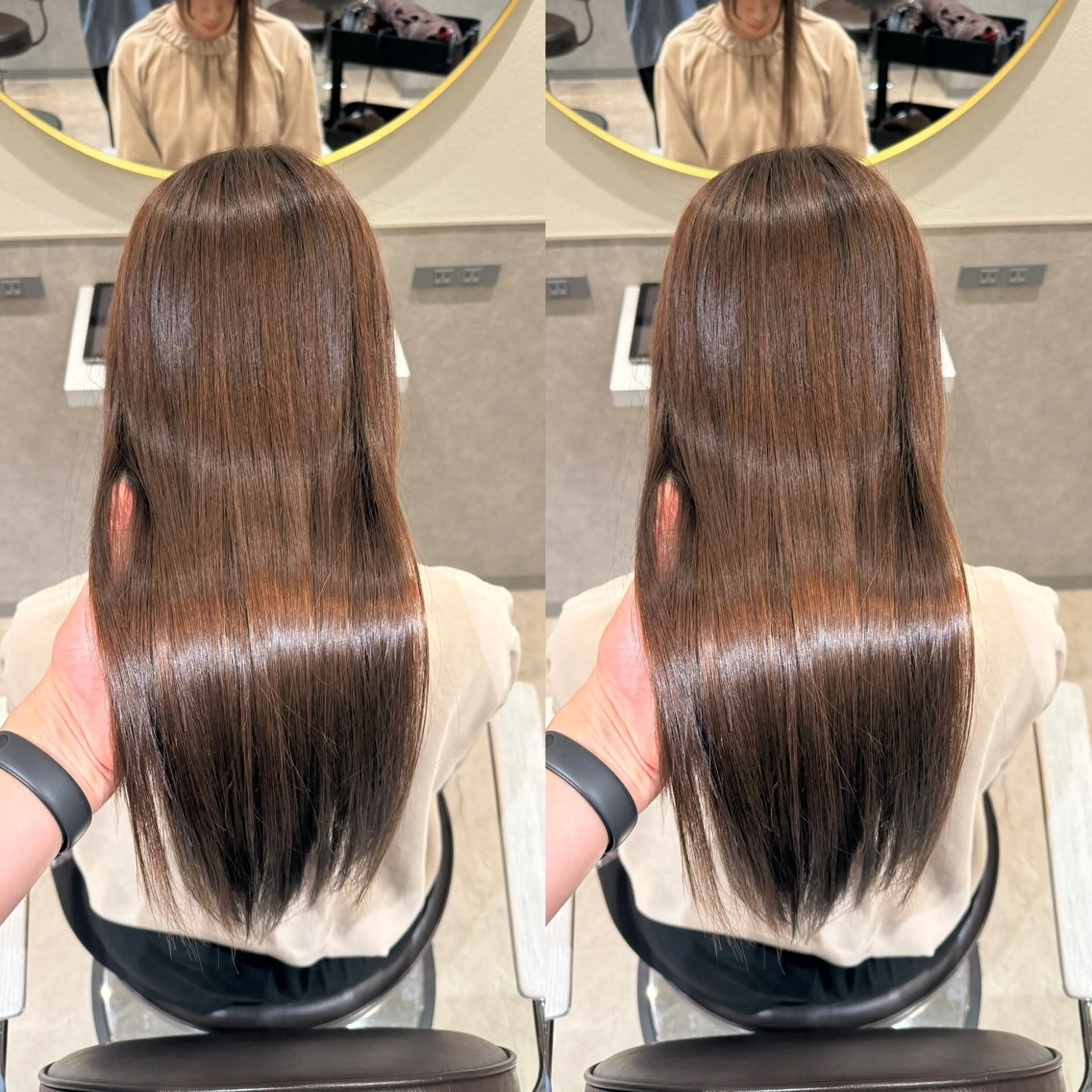ロング カラー カット ヘアカラー トリートメント 髪質改善カラー/銀座 /縮毛矯正/森田のヘアスタイル