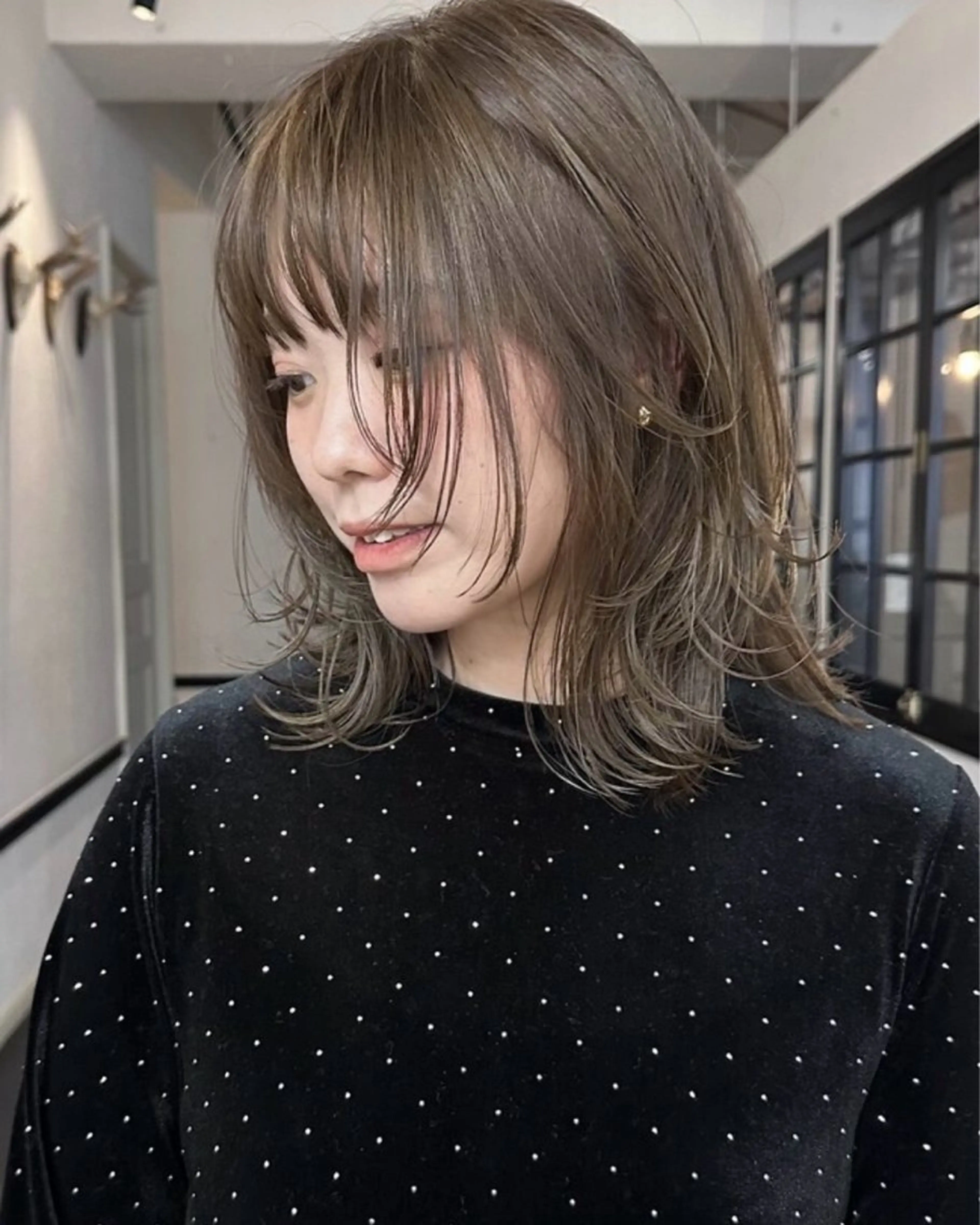 ミディアム カラー 【La rica】 midukiのヘアスタイル