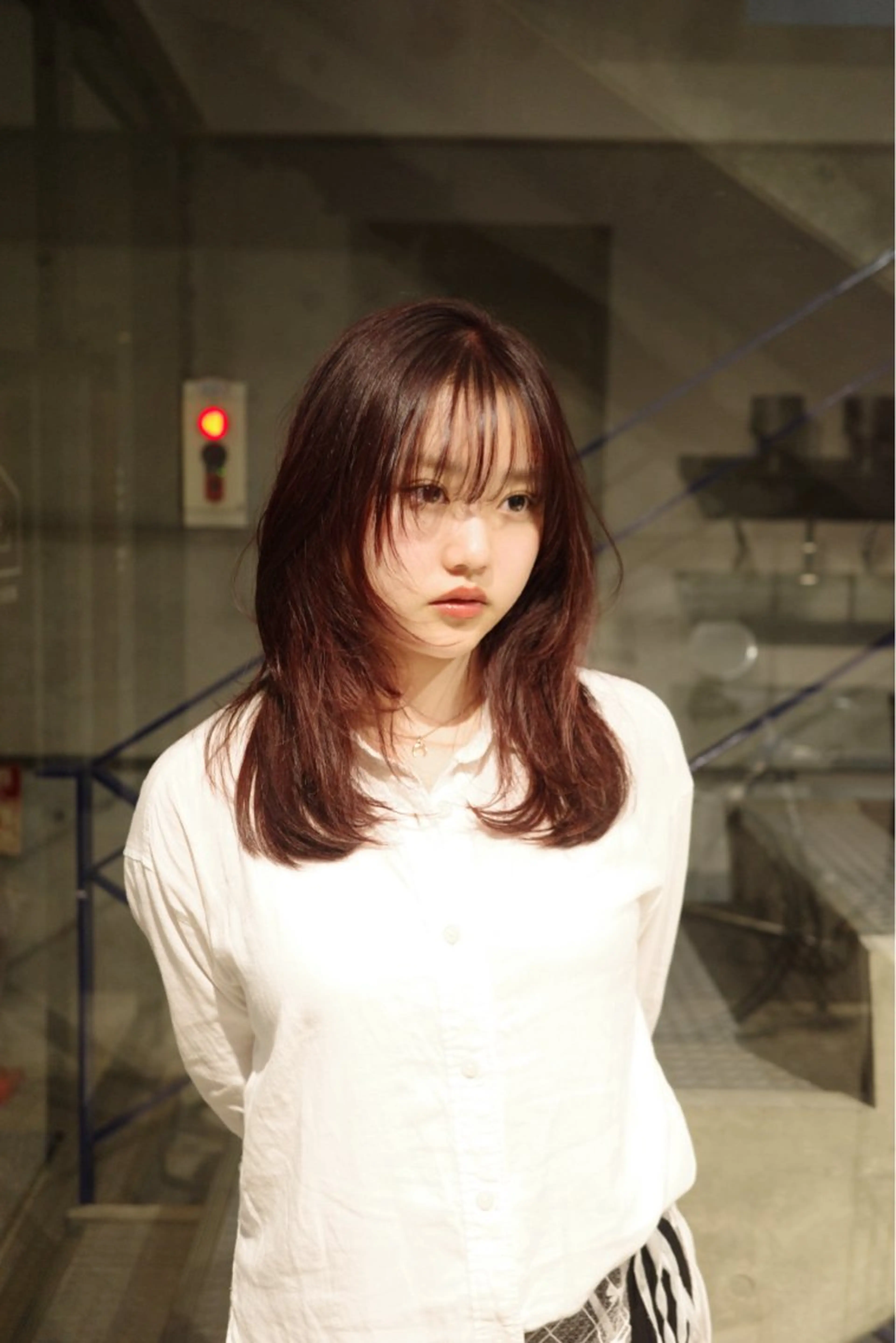 カラー ヘアカラー トリートメント 石川珠唯 neroのヘアスタイル