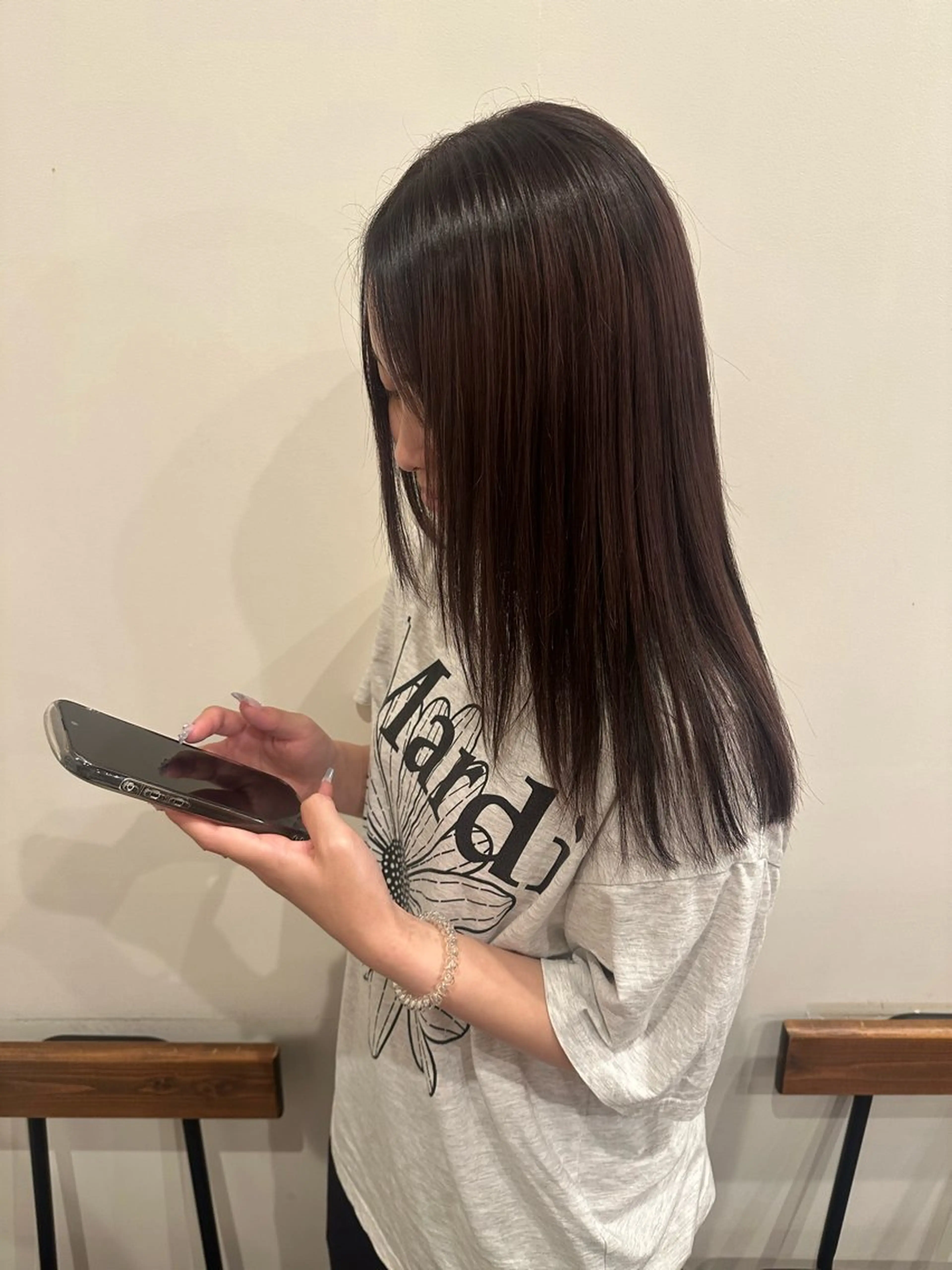 ロング カラー ヘアアレンジ 🧸れな/艶カラー /暖色カラー🧸のヘアスタイル