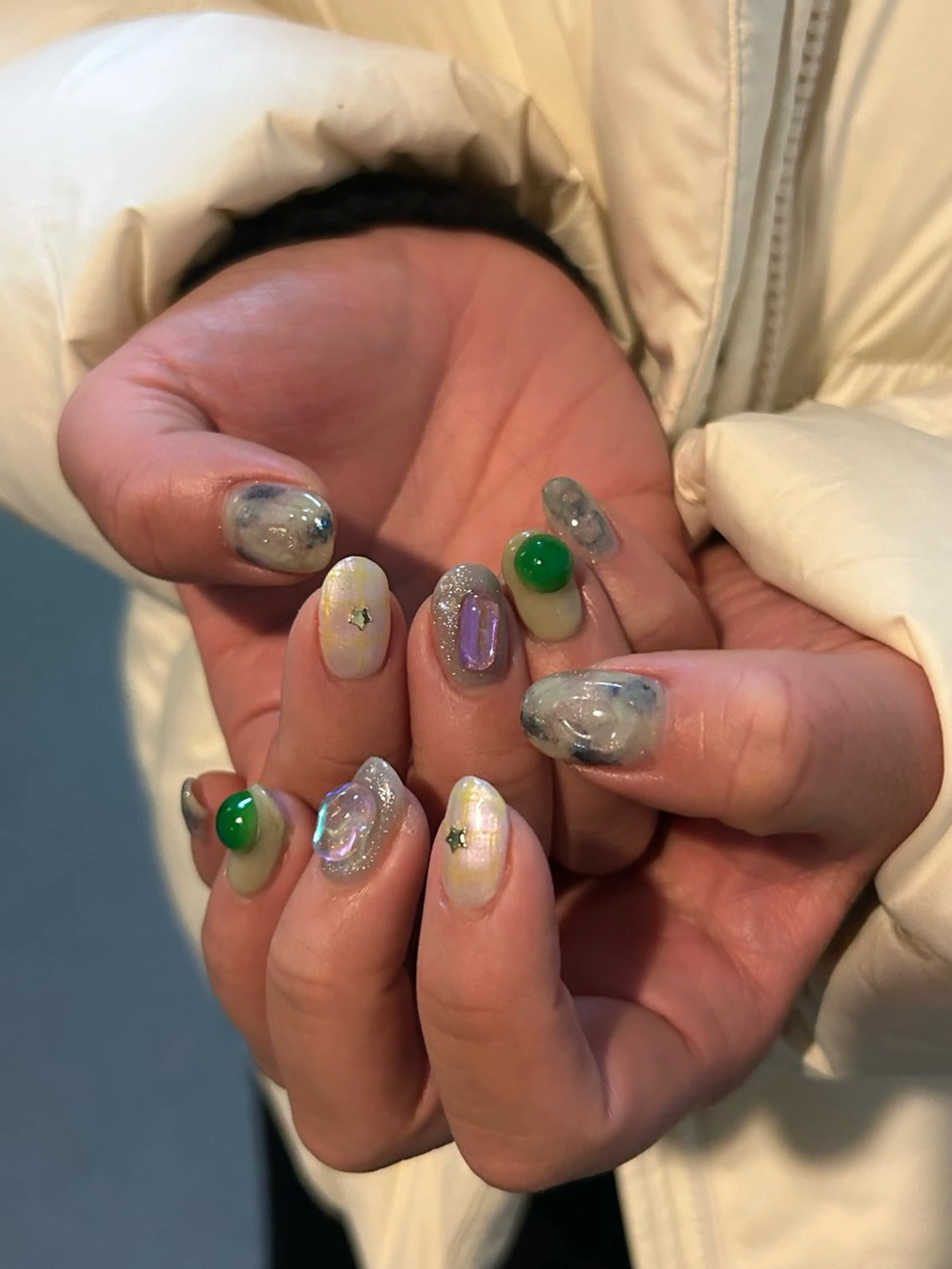 ミディアム ハンドネイル Nbibi nail salonのネイルデザイン