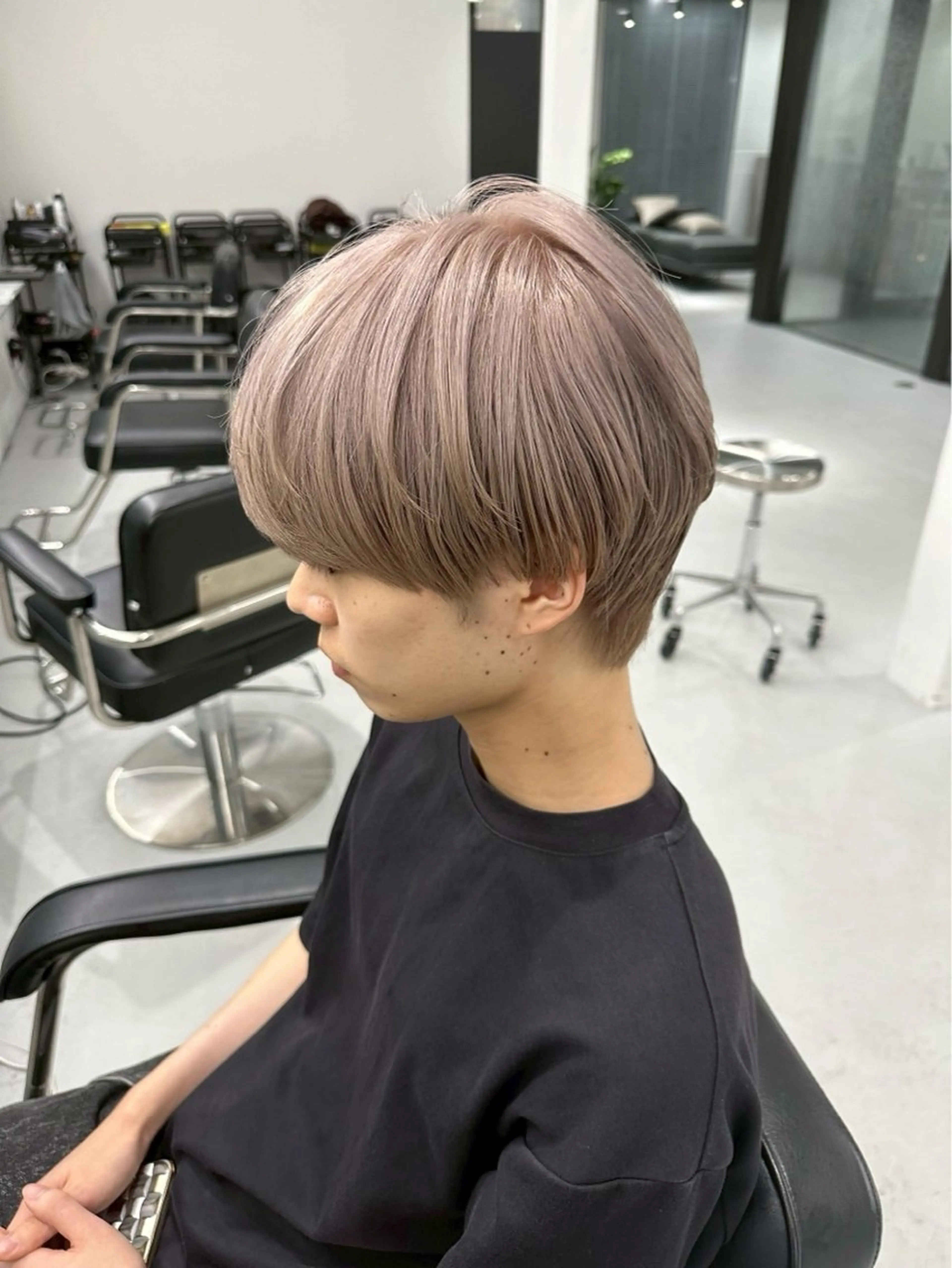 ショート カラー メンズ カットモデル募集中 新潟万代/ 蒼太朗のヘアスタイル