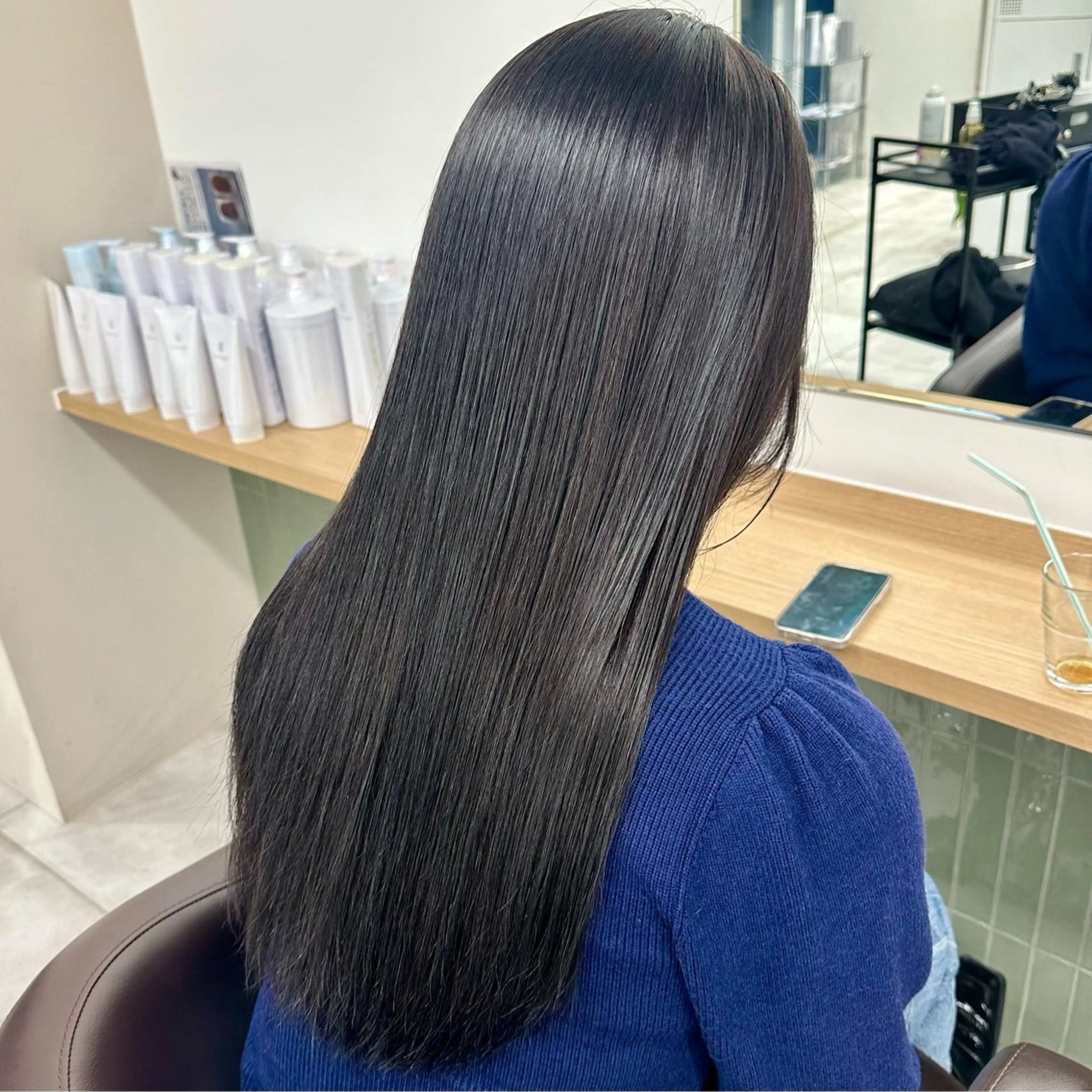 セミロング カラー カット ヘアカラー トリートメント ブリーチなし/レイヤ ー特化🌈Tommyのヘアスタイル