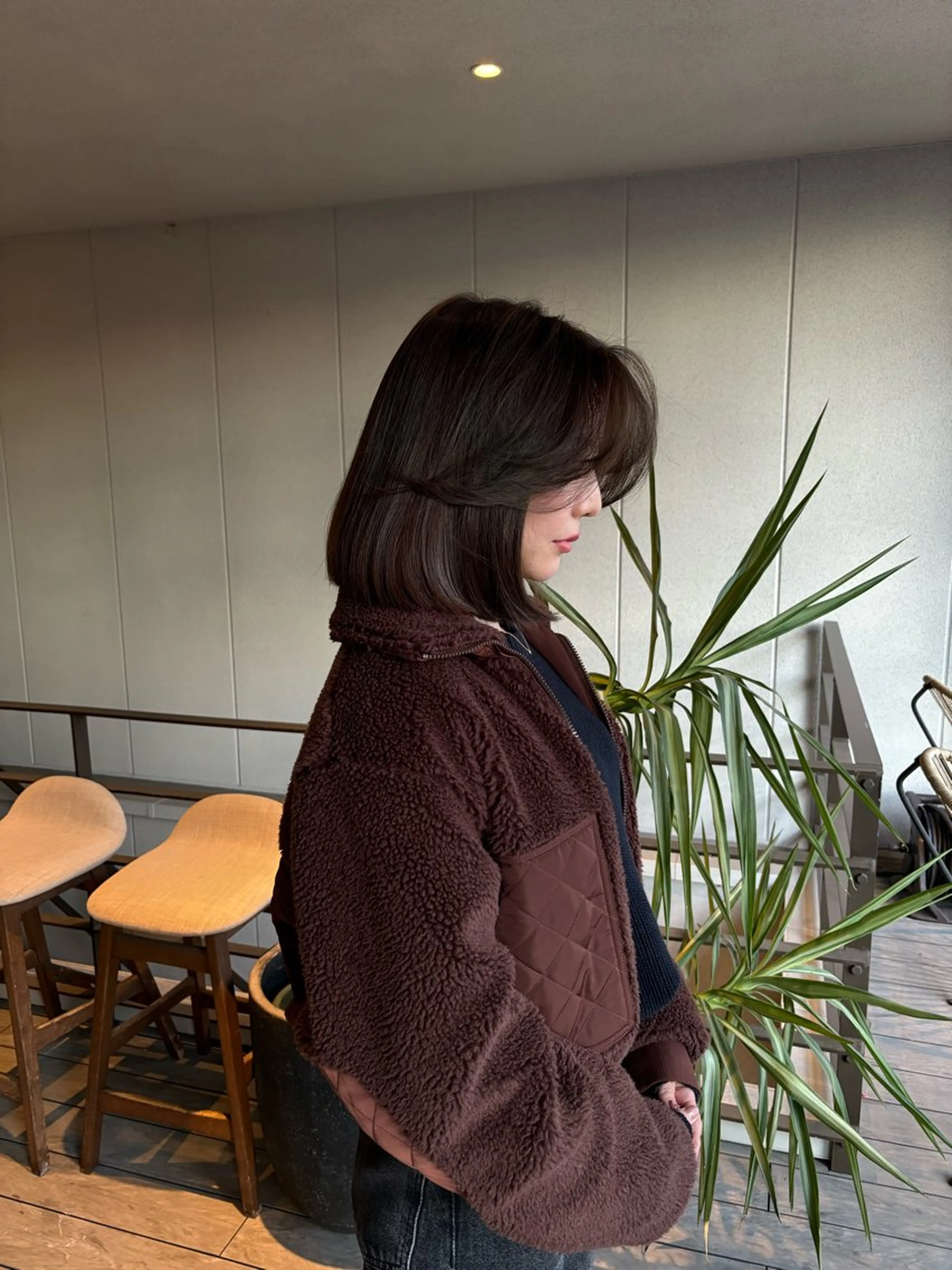 ショート カラー ⭐️海外レイヤー＆ ハイライト⭐️のヘアスタイル