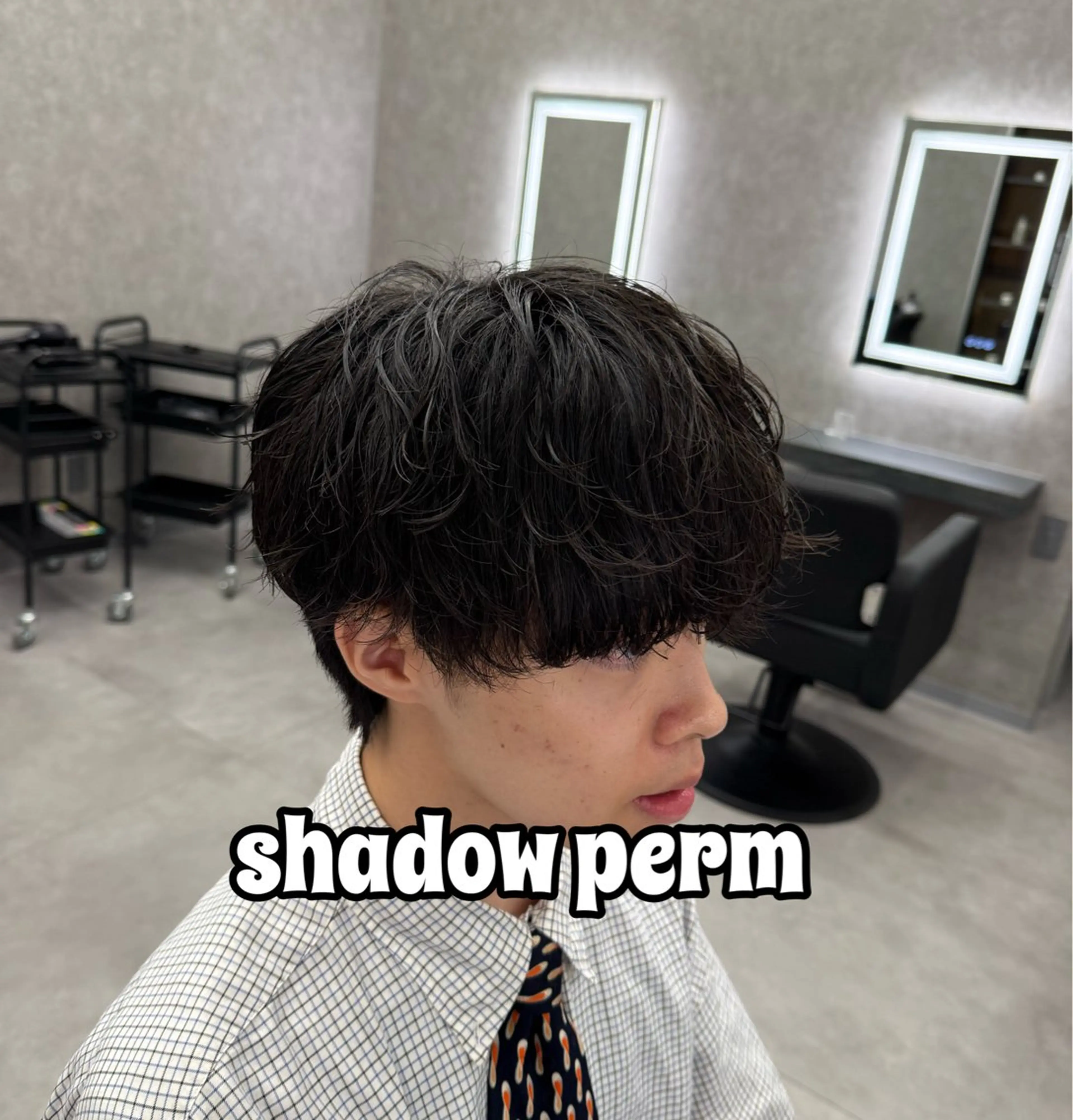 ショート カラー パーマ メンズ メンズパーマ カット パーマ メンズ特化 👑YUTAのヘアスタイル