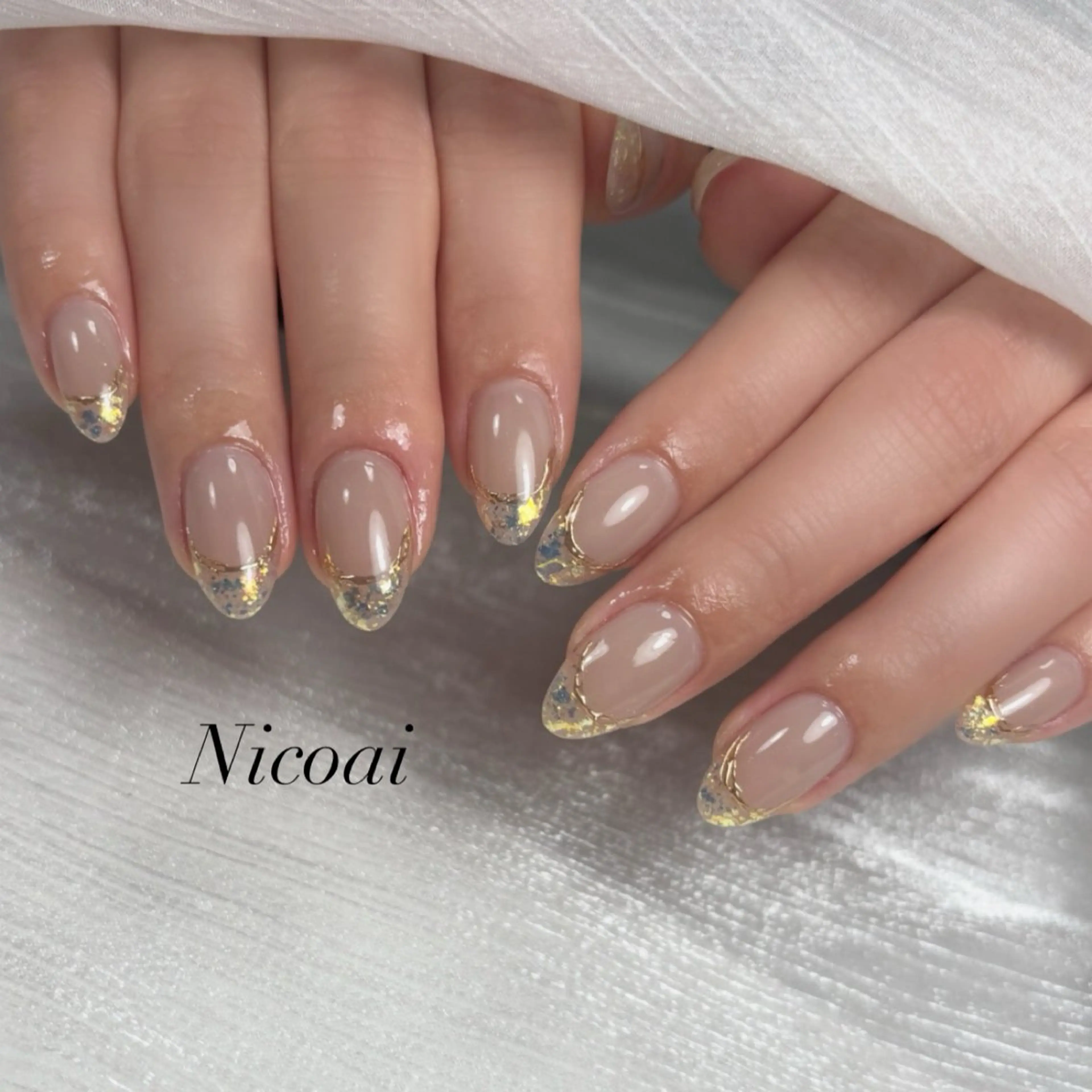 ネイル フレンチネイル NailSalon Nicoaiのネイルデザイン