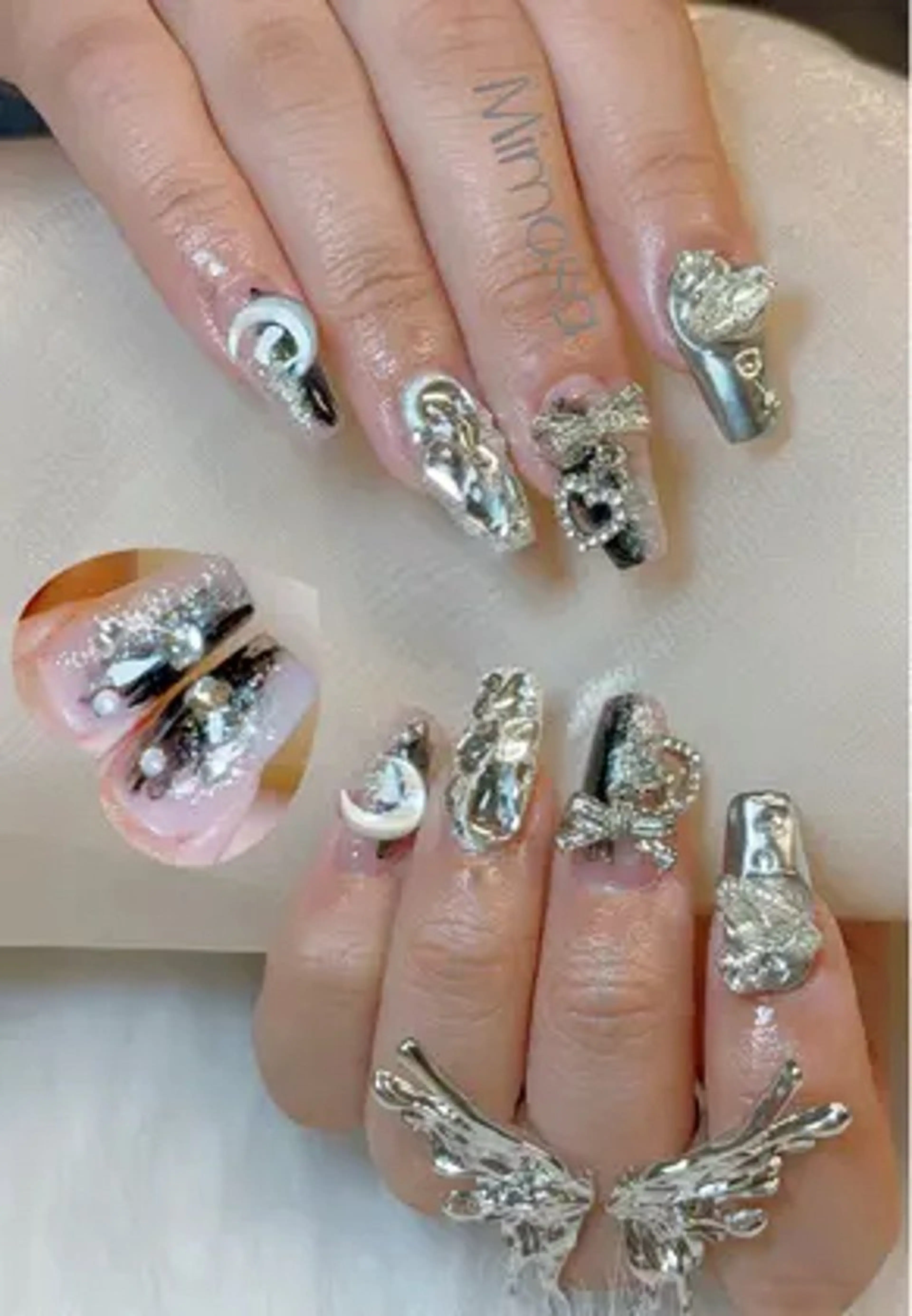 ネイル アートネイル 🧸takagi🧸 2月受付中/ワンホンのネイルデザイン