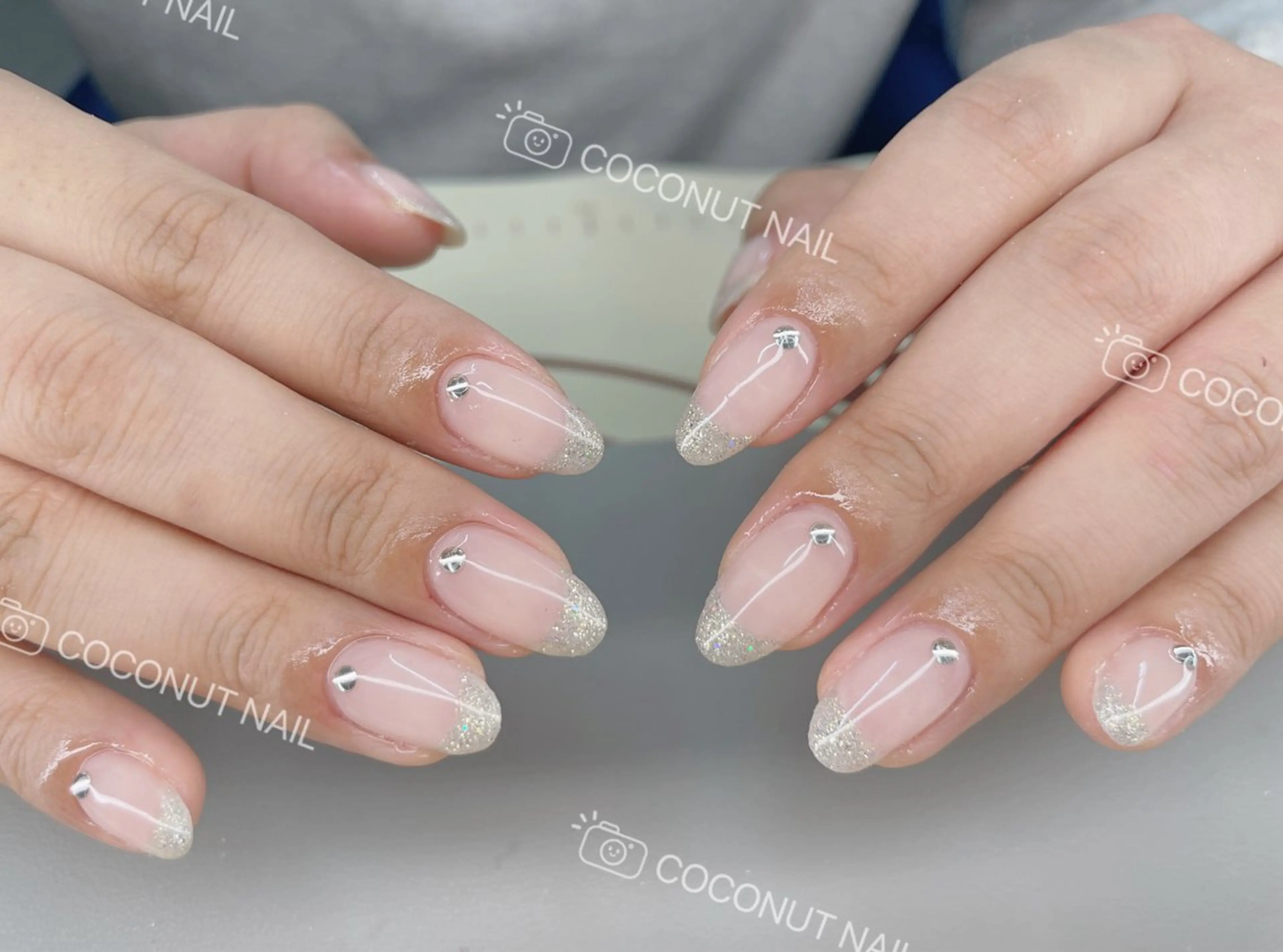 ネイル ハンドネイル 神田 ココナッツのネイルデザイン
