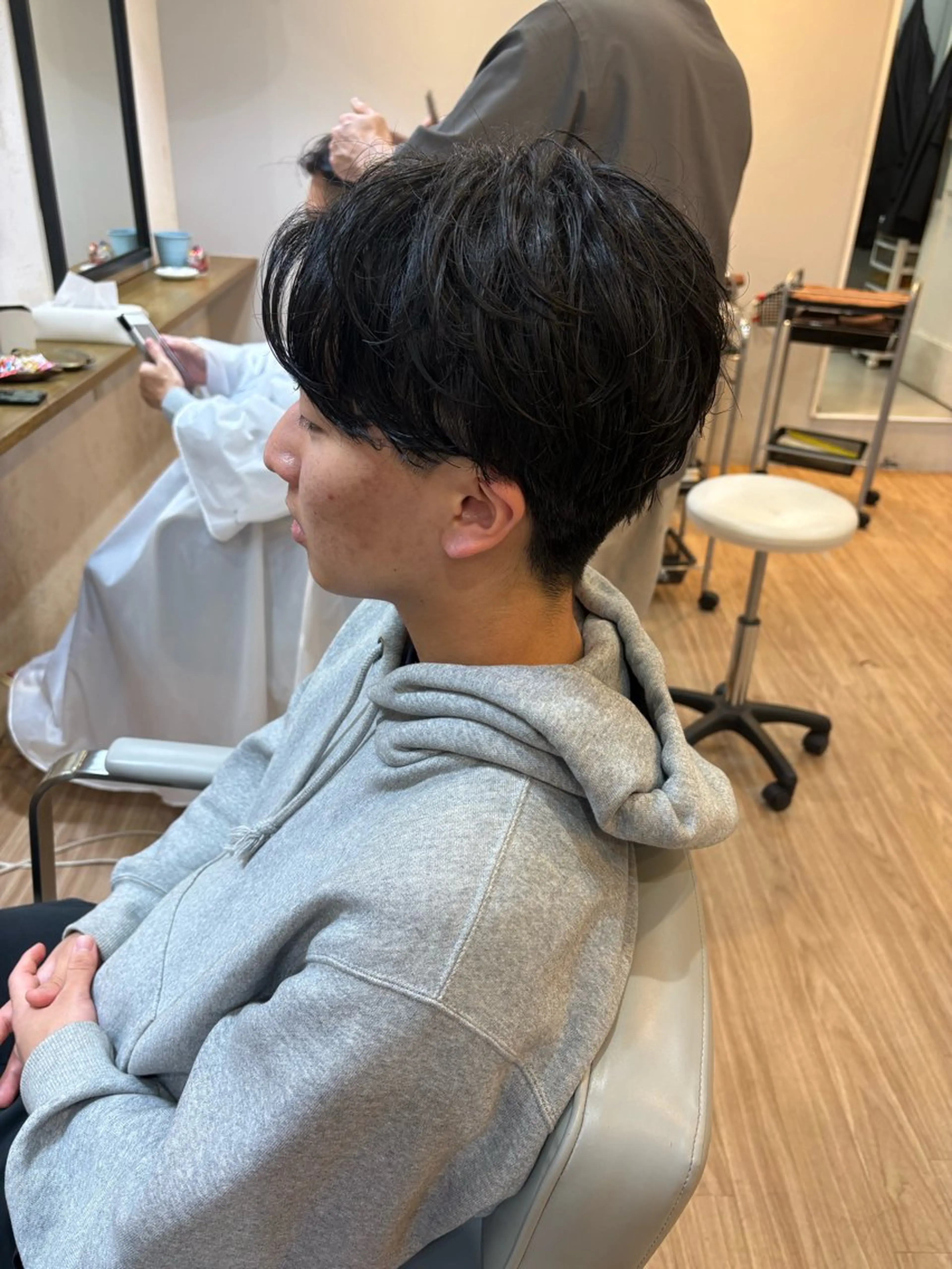 メンズ カット パーマ 韓国ヘアー🇰🇷 MIWAのヘアスタイル