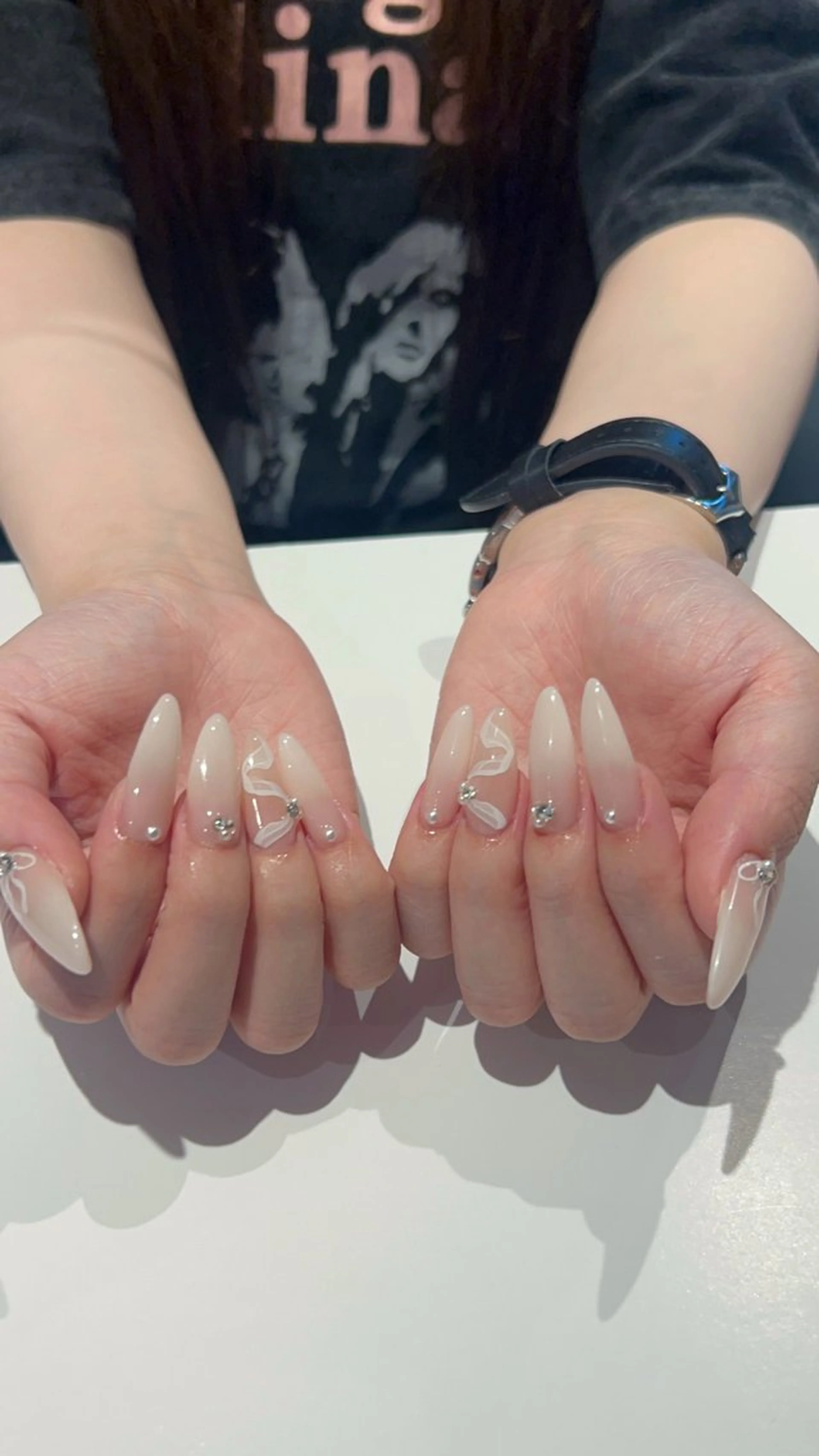 ネイル ロングネイル ハンドネイル plume. noaのネイルデザイン