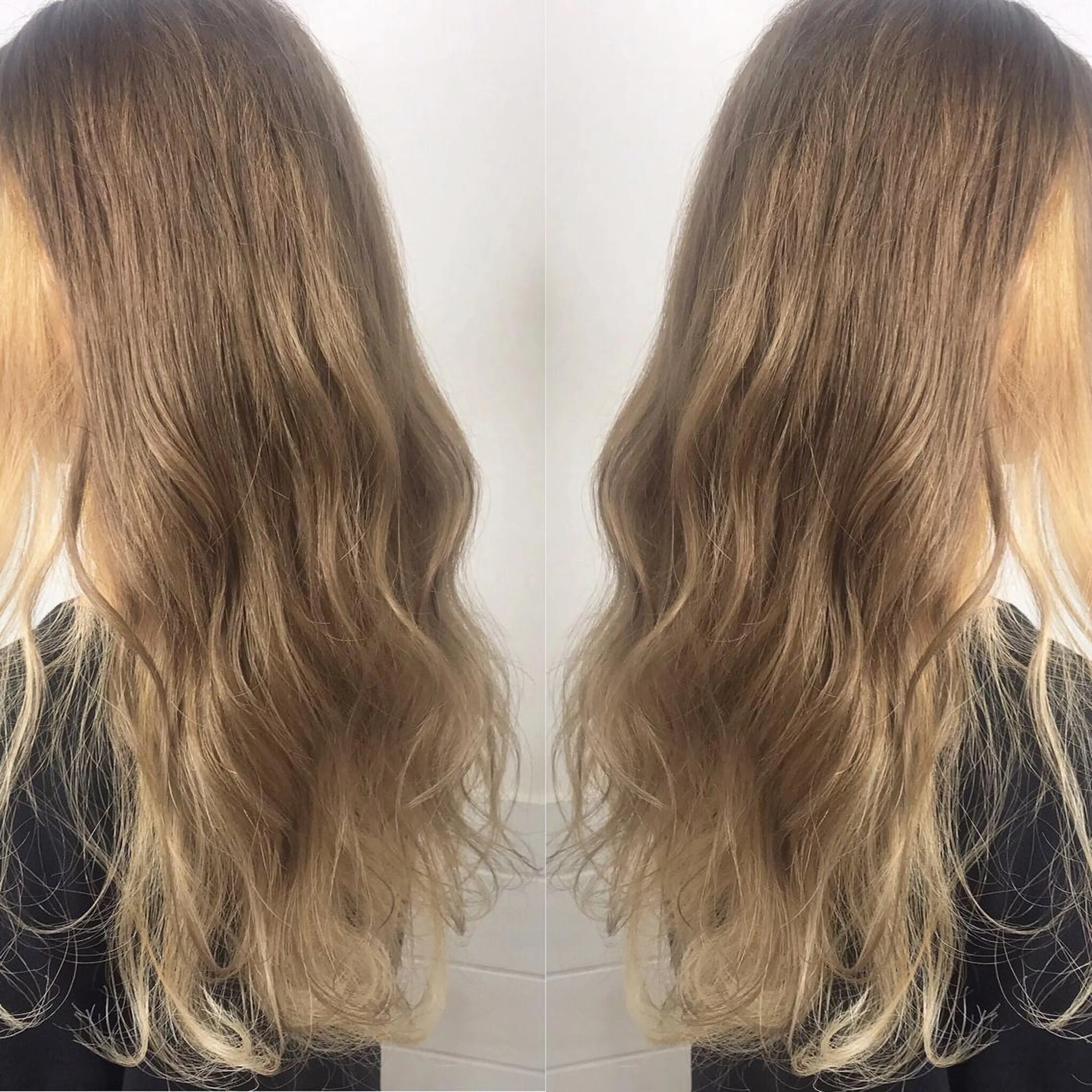 ロング カラー アッシュ インナーカラー ホワイトアッシュ ヘアカラー 柴田 祐輔のヘアスタイル