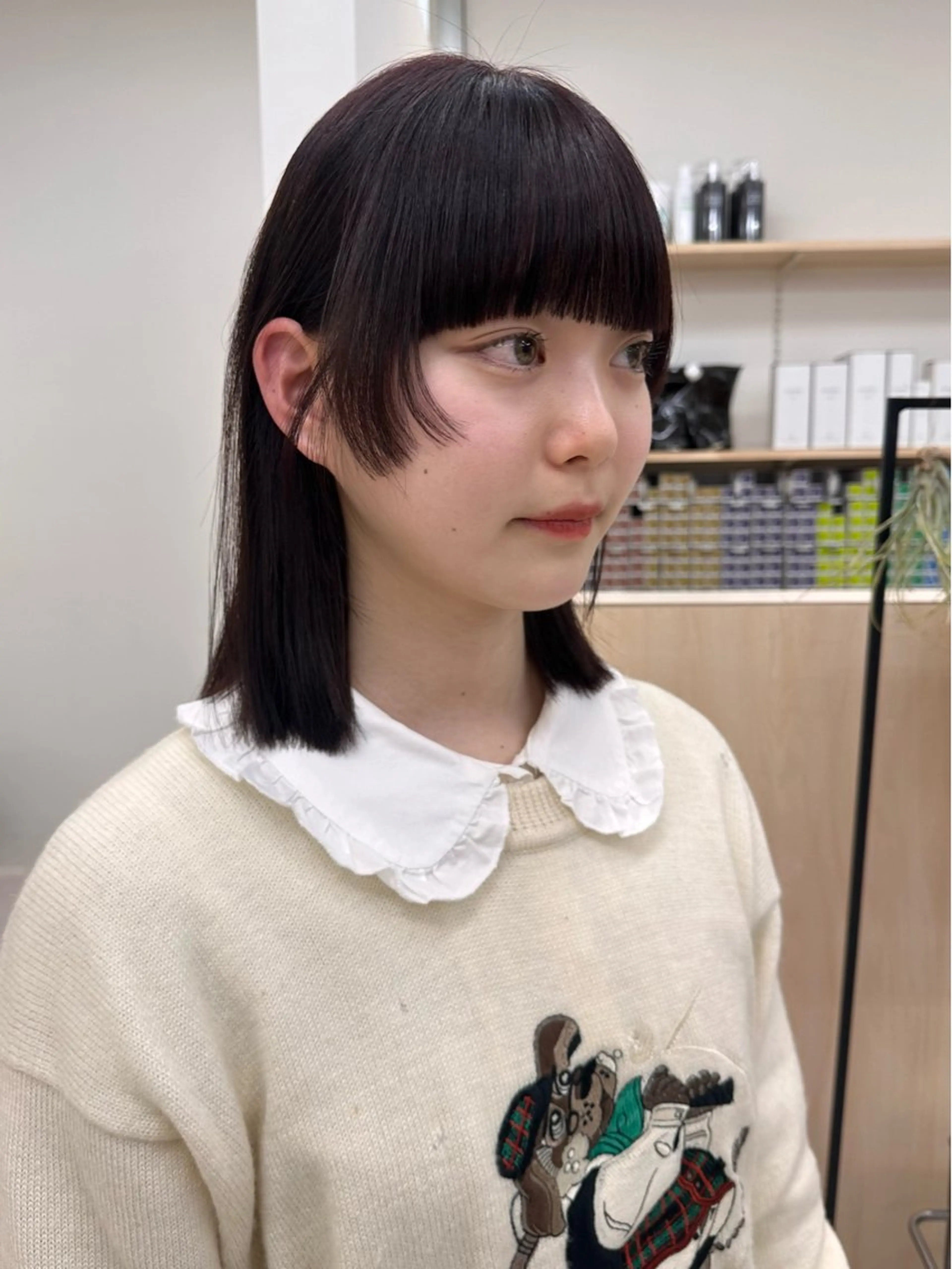 ミディアム カラー 🪭risa 暖色/レイヤー🪭のヘアスタイル