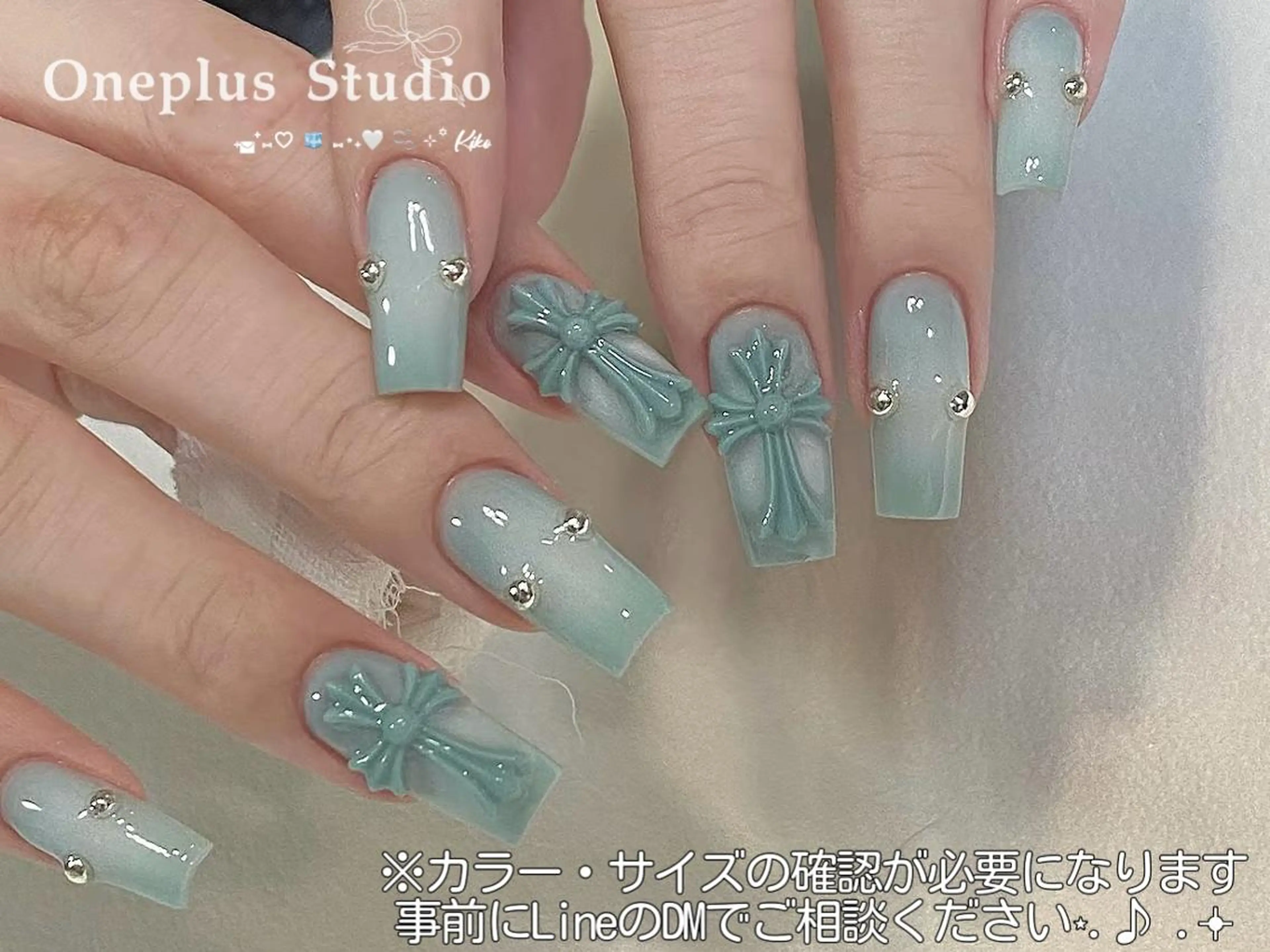 ネイル アニマル柄 ボルドー ブラウン フレンチネイル マグネットネイル One plus StudioNailのネイルデザイン