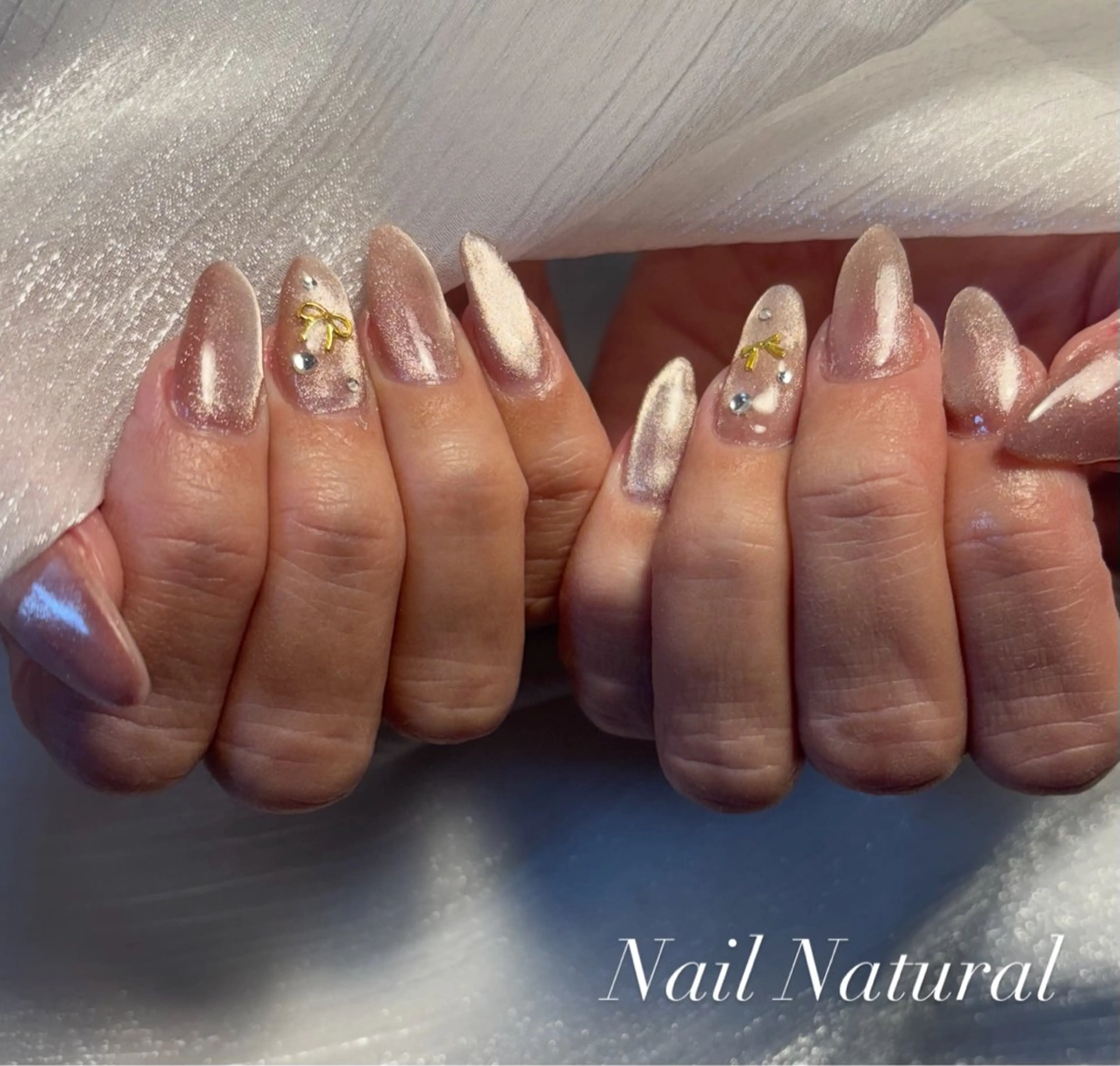 ネイル マグネットネイル ハンドネイル Nail salon Natulalのネイルデザイン