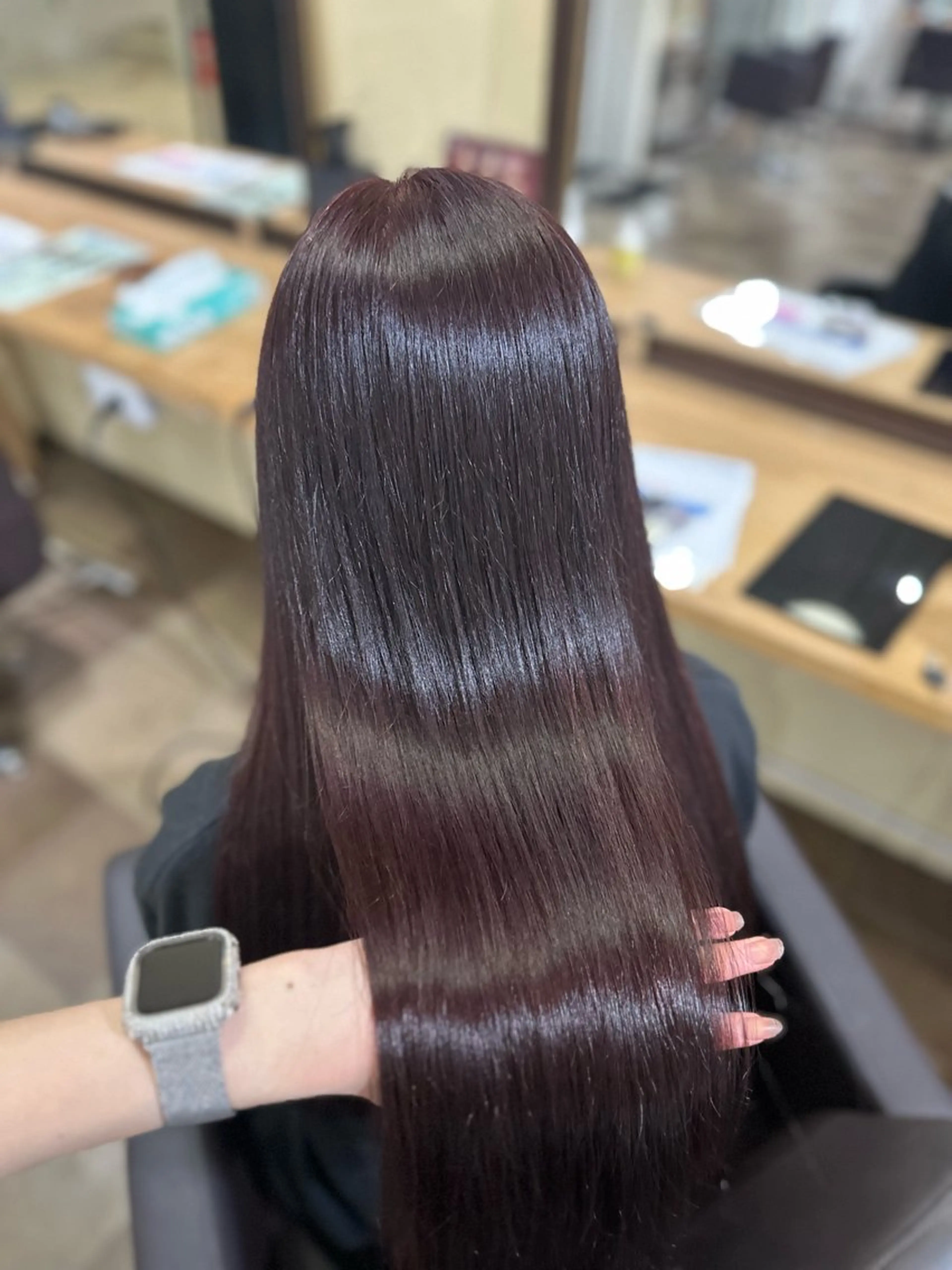ロング ヘアカラー 茉音 茉音のヘアスタイル