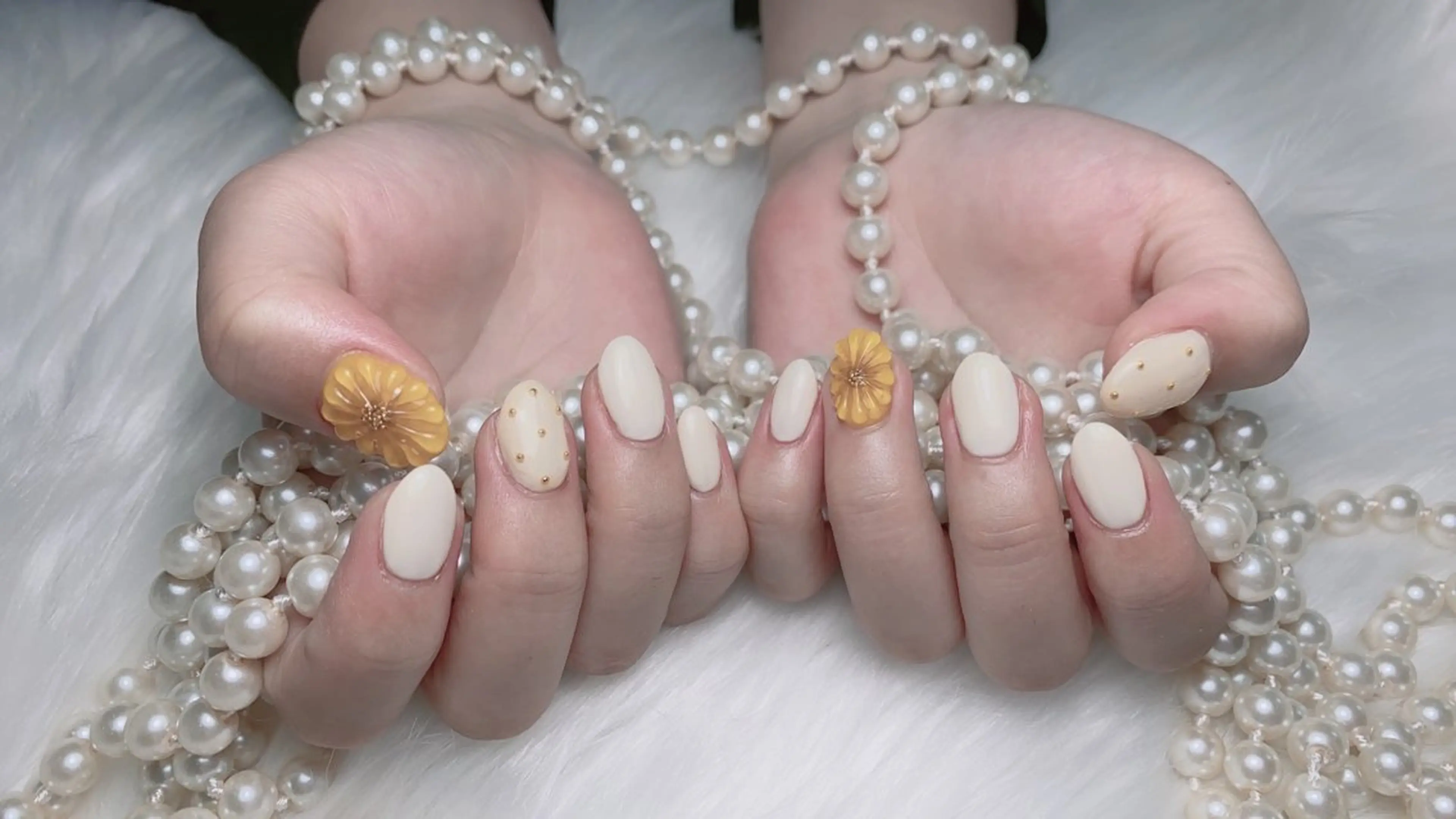 ネイル ハンドネイル オーシャン スカルプネイルサロンのネイルデザイン