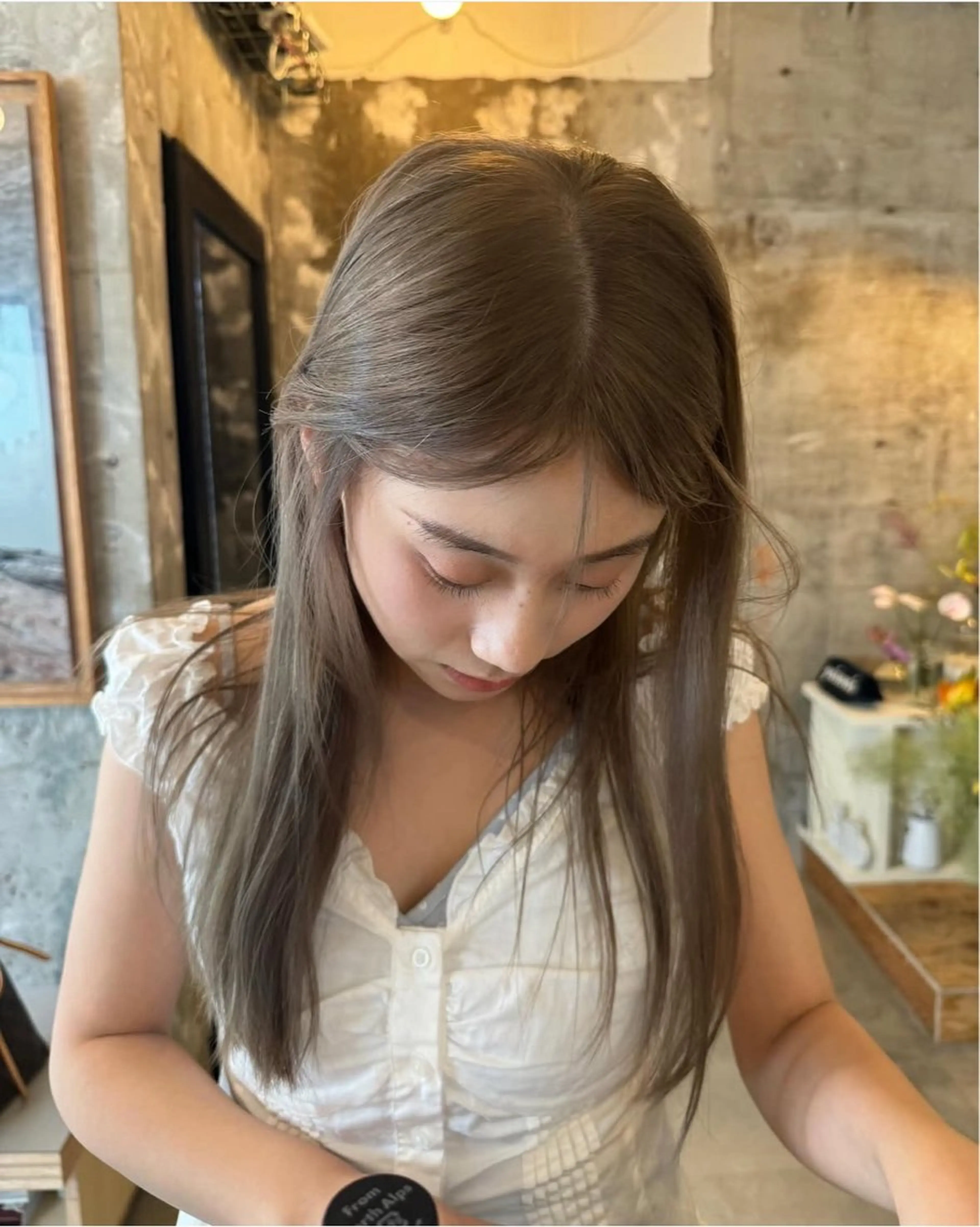 セミロング カラー ヘアカラー misa___boo MISAのヘアスタイル