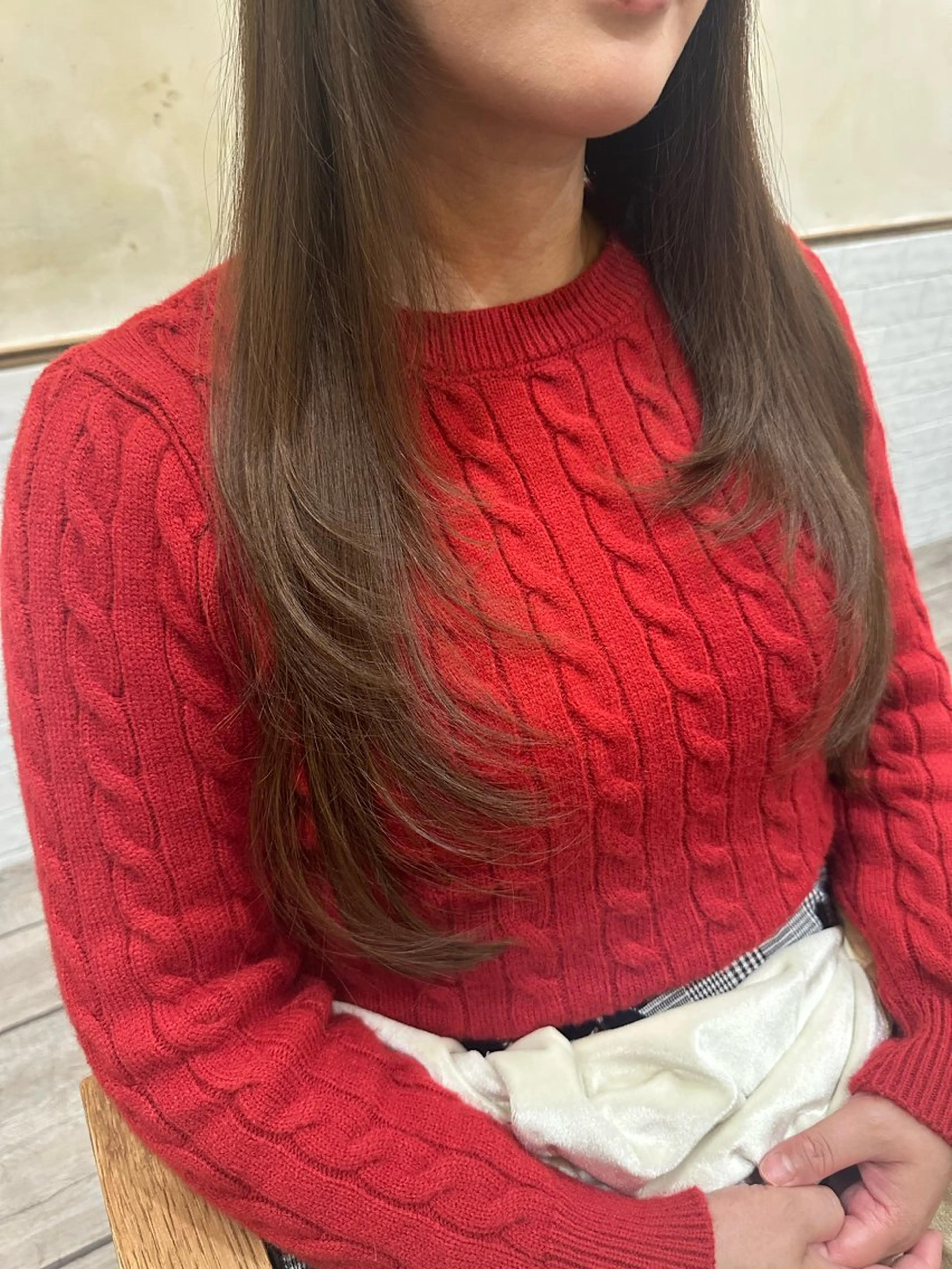 ロング 顔周りカット レイヤーカット カット 🧼ROMEO京橋店 岡﨑桃花🧼のヘアスタイル