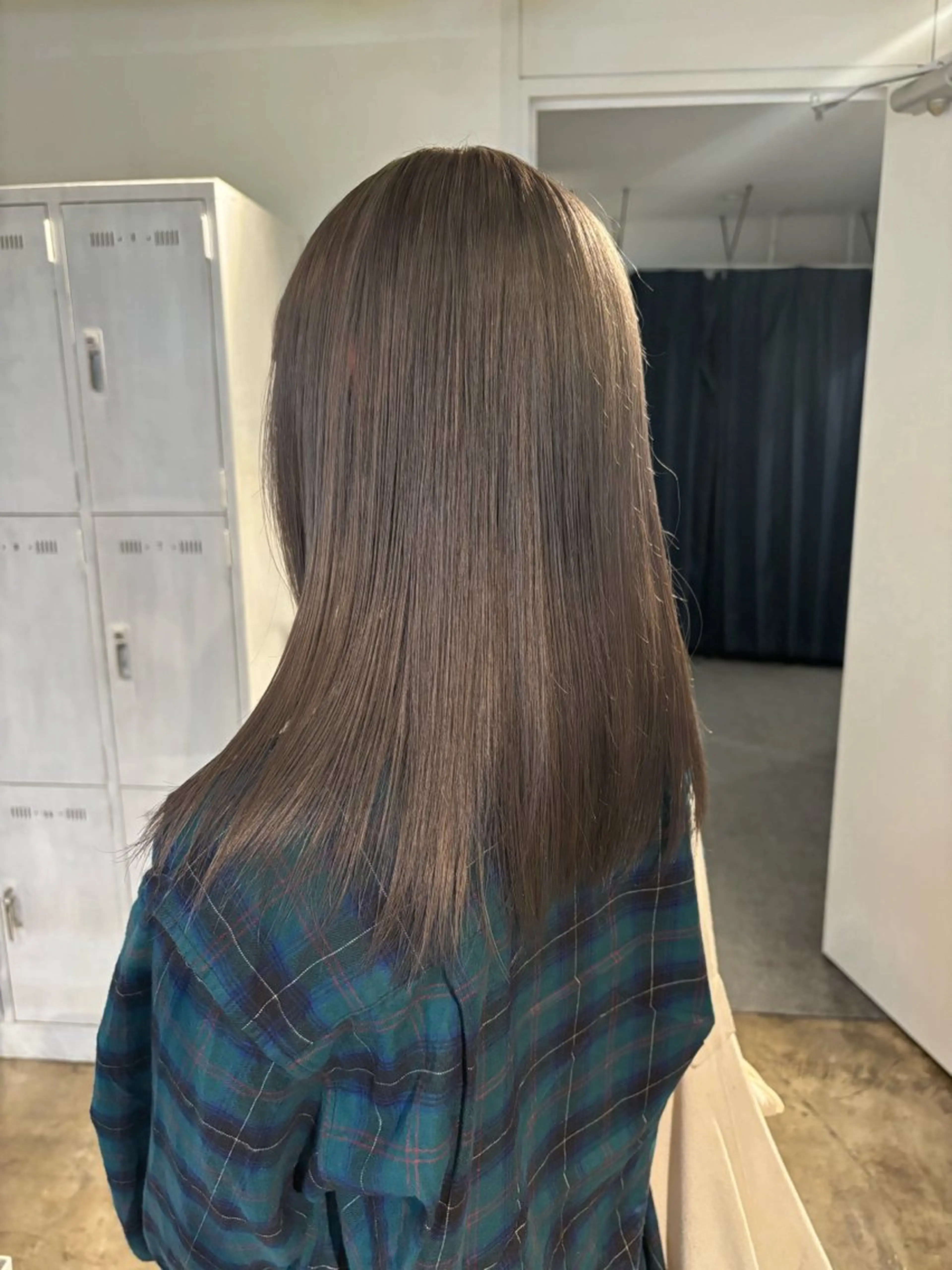 ロング カラー ブリーチ ケアブリーチ ダブルカラー グレージュ ヘアカラー トリートメント 暖色カラー🍒 ケアブリーチ/akiのヘアスタイル