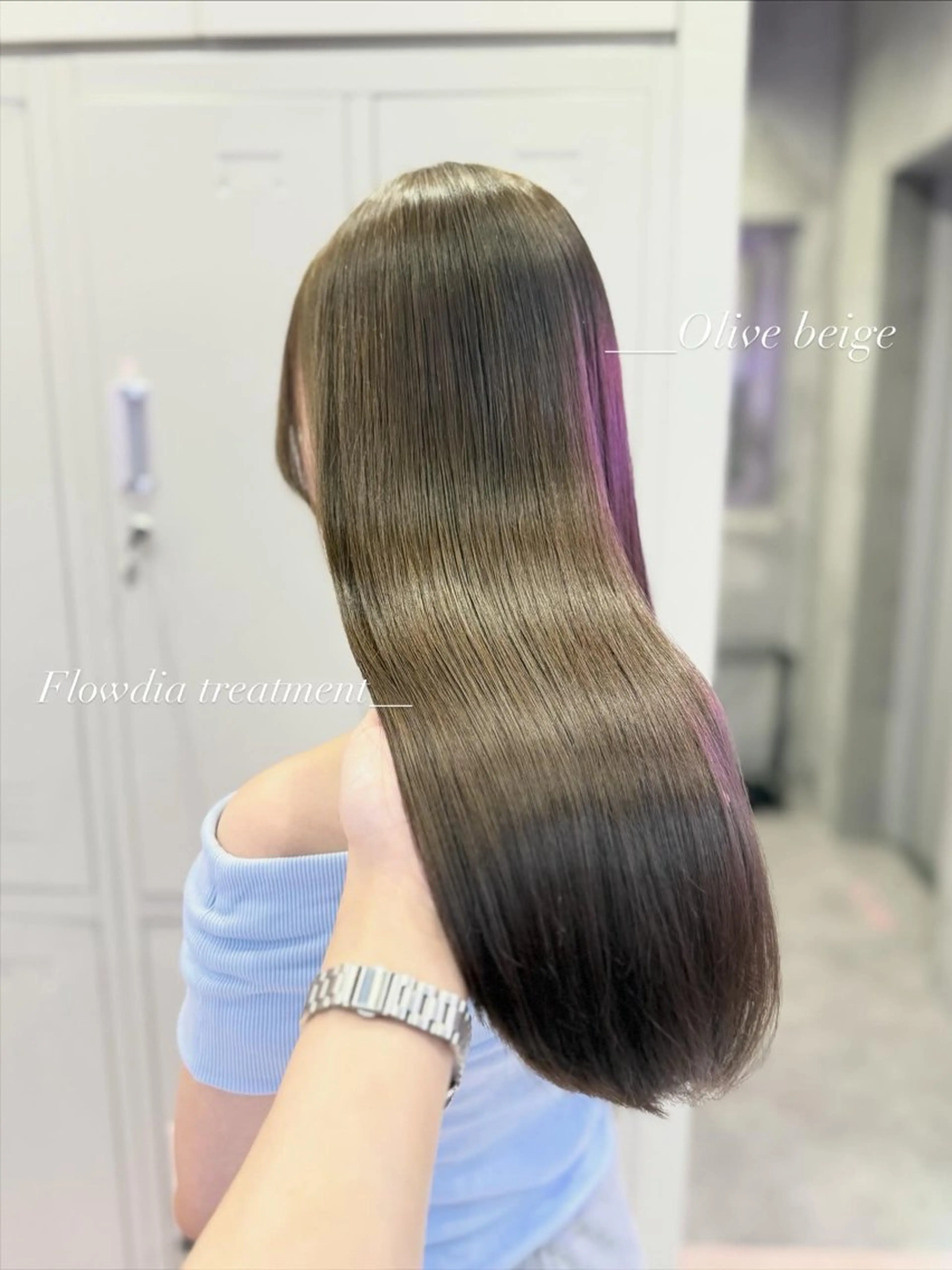 ロング ヘアカラー 透明感/艶カラー 💘Hanaのヘアスタイル