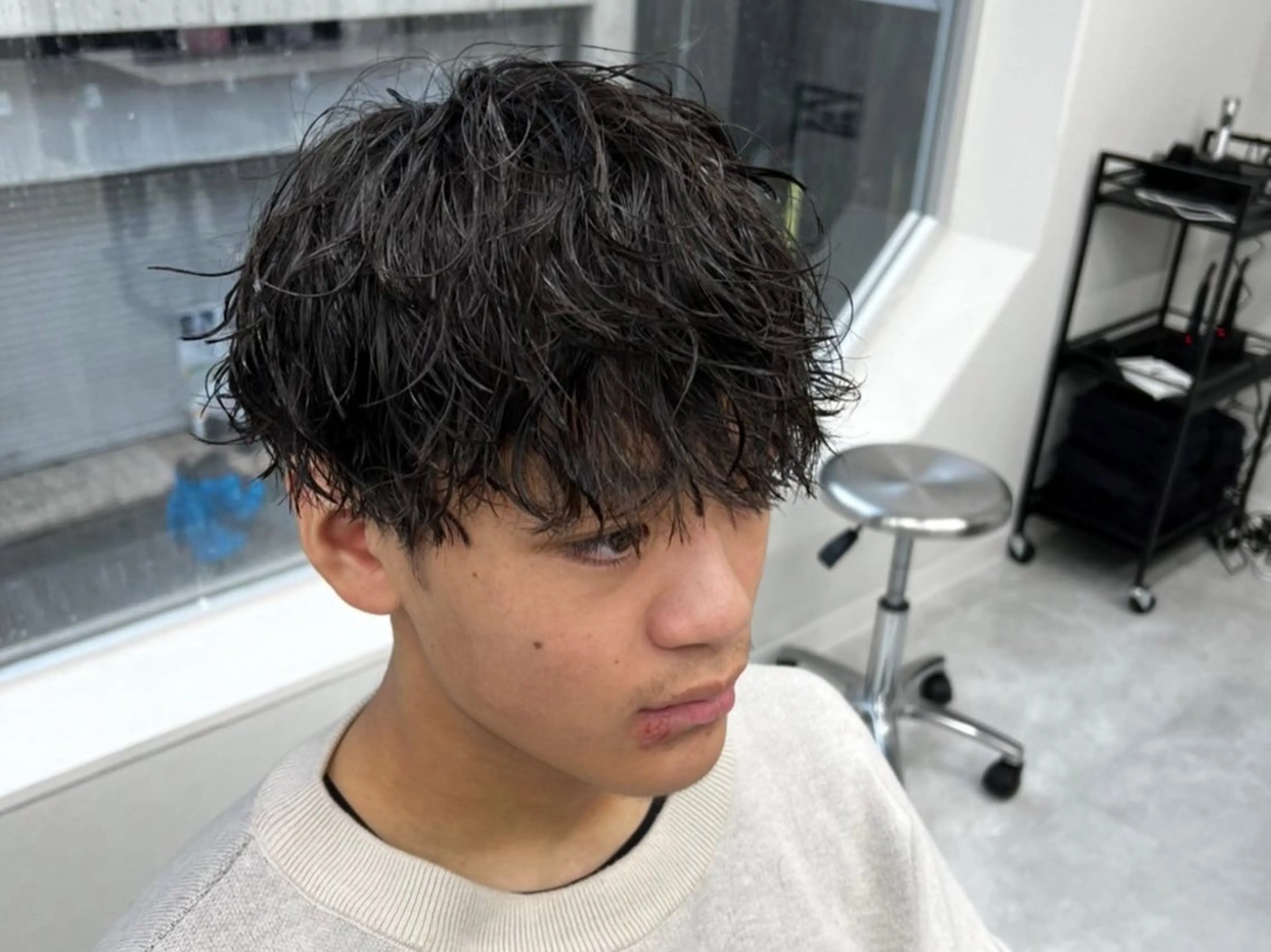 ショート パーマ メンズ カット パーマ ヘアセット 垢抜けメンズパーマ/ DAICHIのヘアスタイル