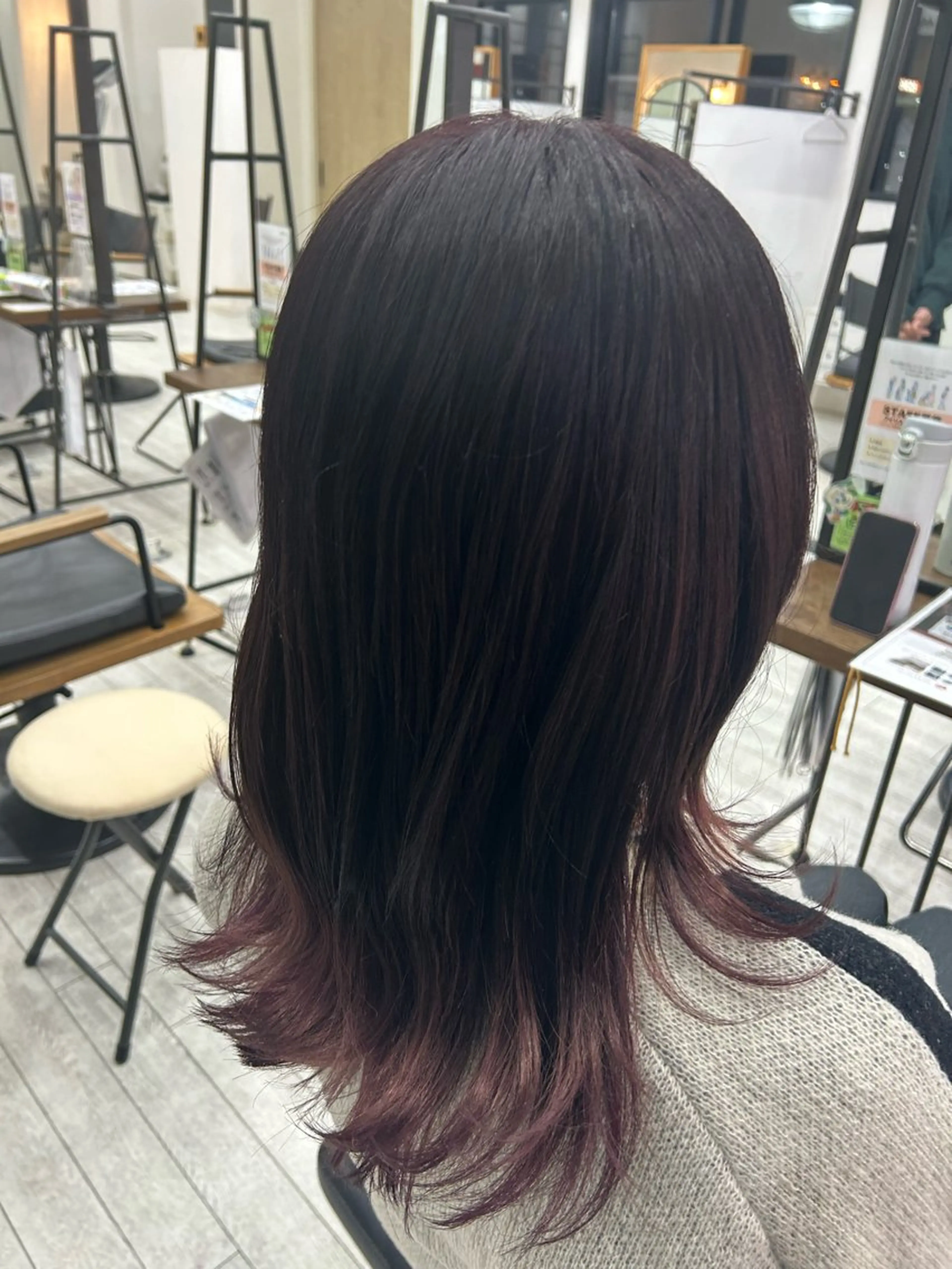 カラー ブリーチ デザインカラー グラデーションカラー ラベンダーカラー ヘアカラー ♡BIANCA前橋 /金山 理子♡のヘアスタイル
