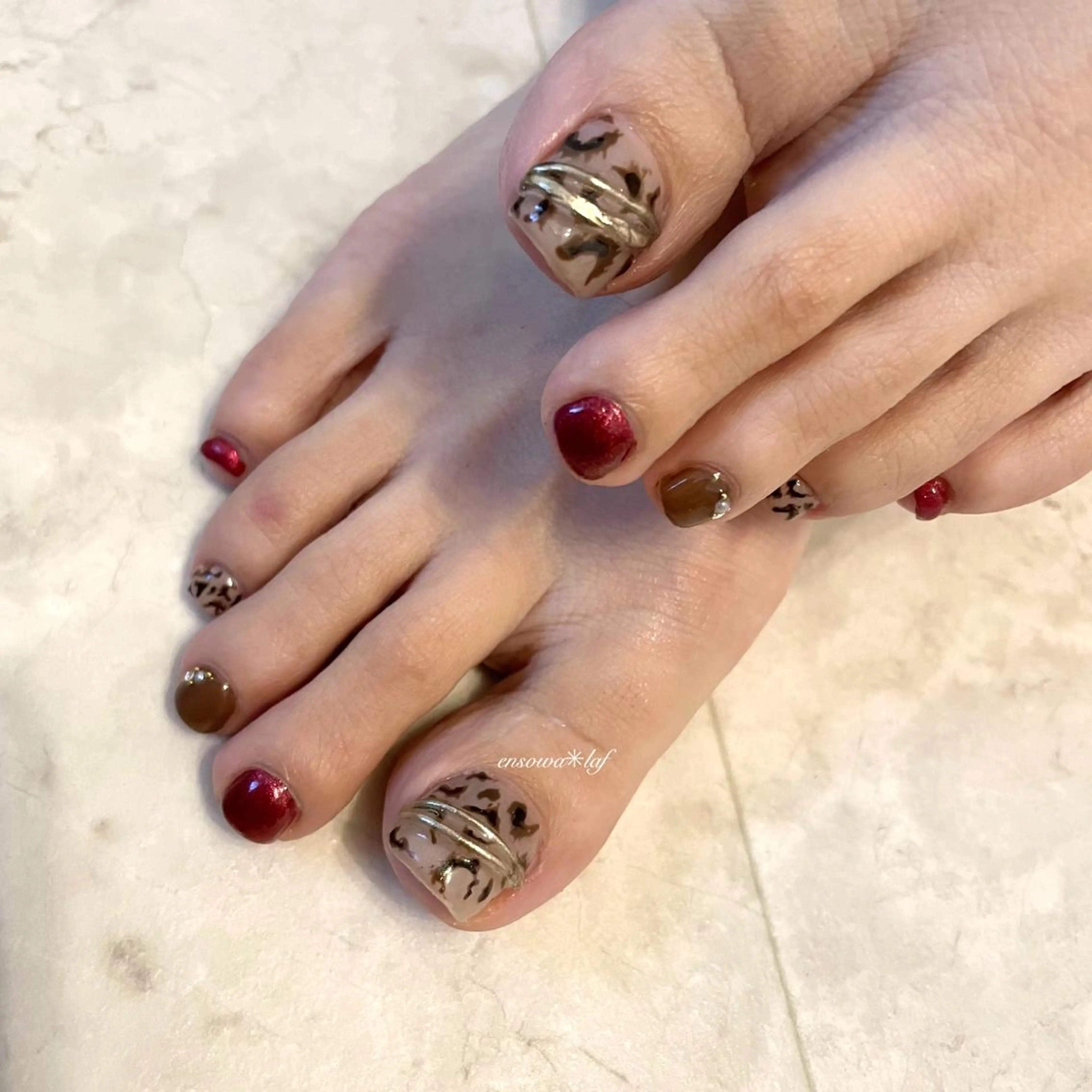 ネイル フットネイル ensowa✱laf NAILのネイルデザイン