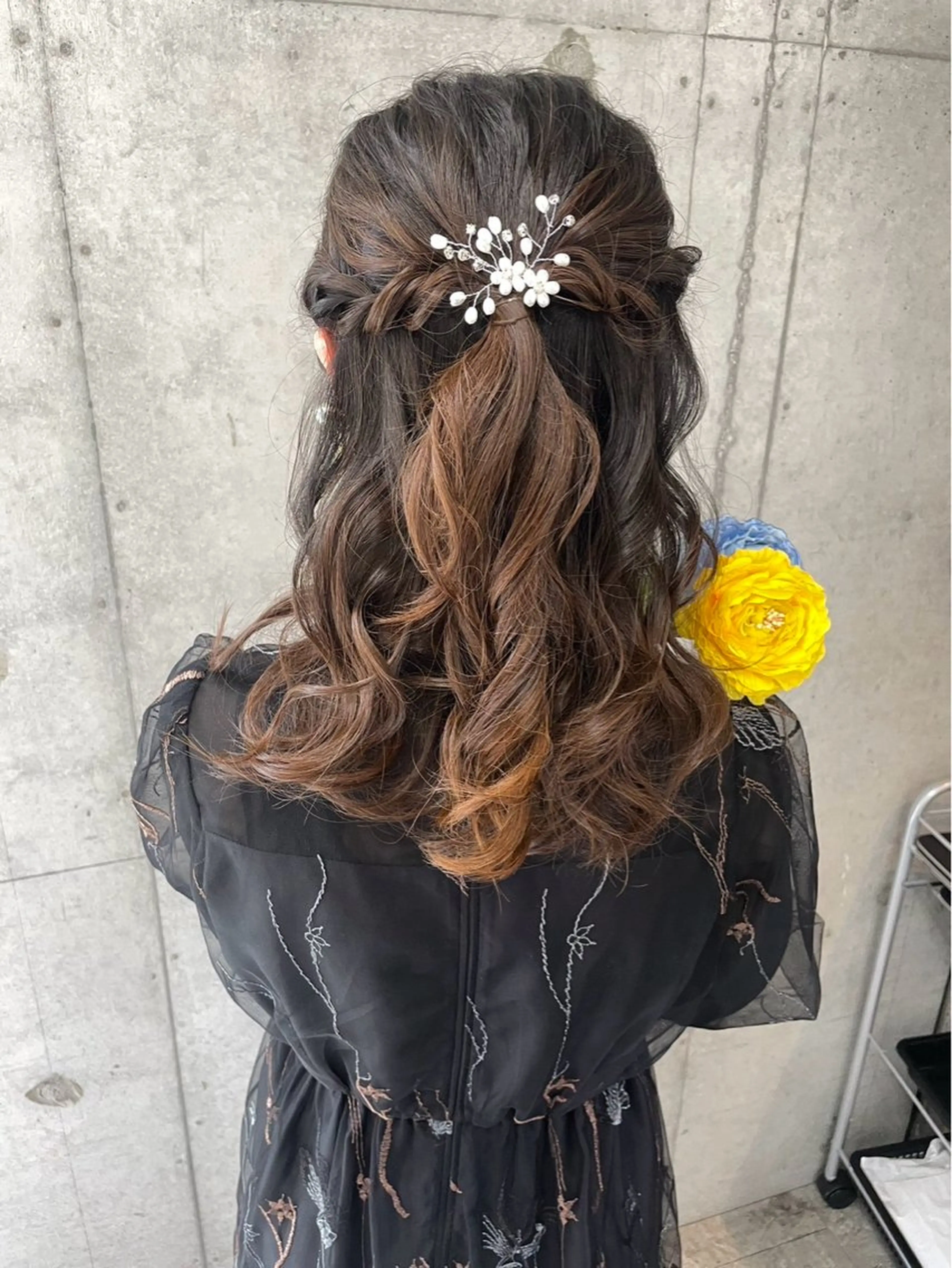ヘアアレンジ ハーフアップ 美髪× ヘアセット✨Araiのヘアスタイル