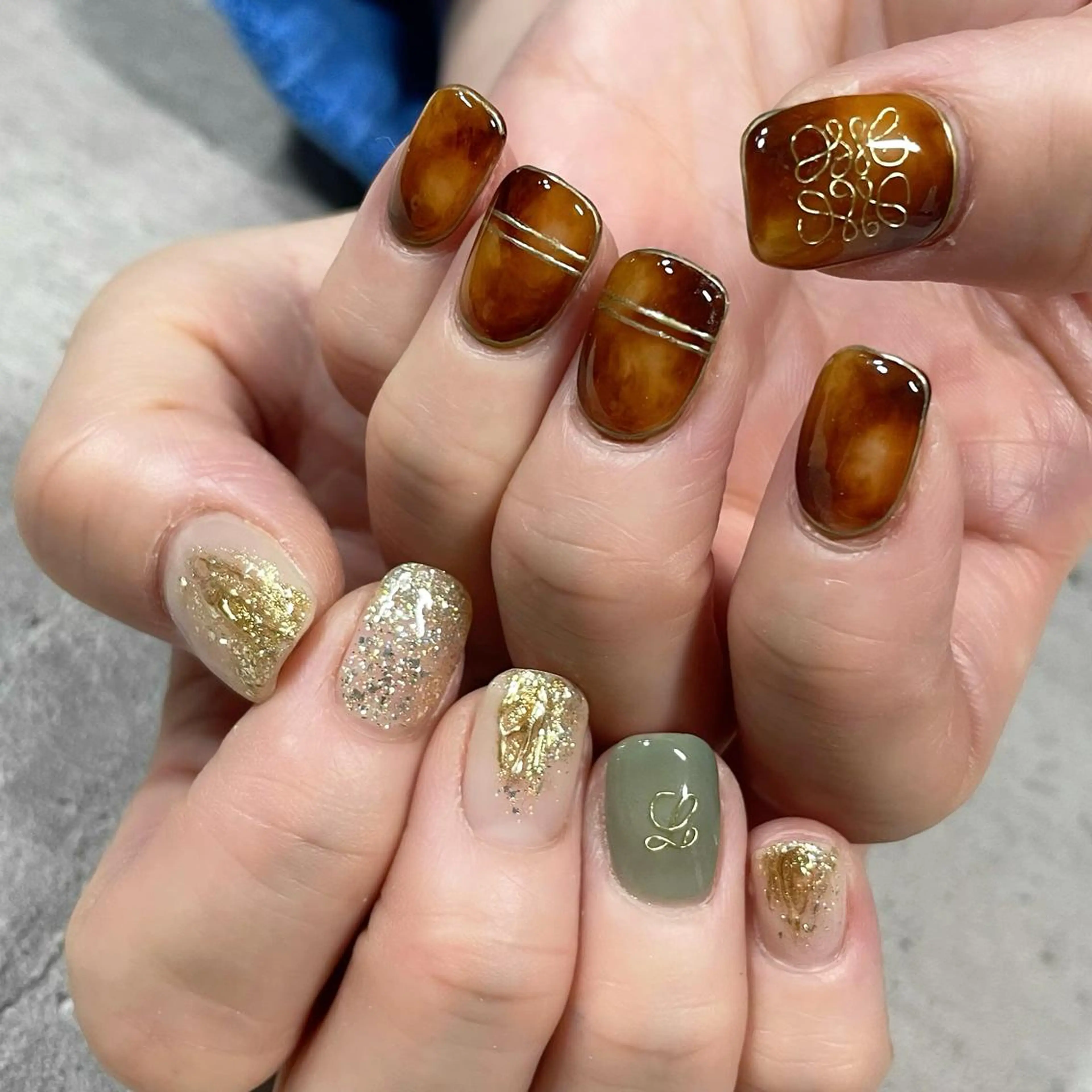 ネイル アートネイル 東 千夏のネイルデザイン