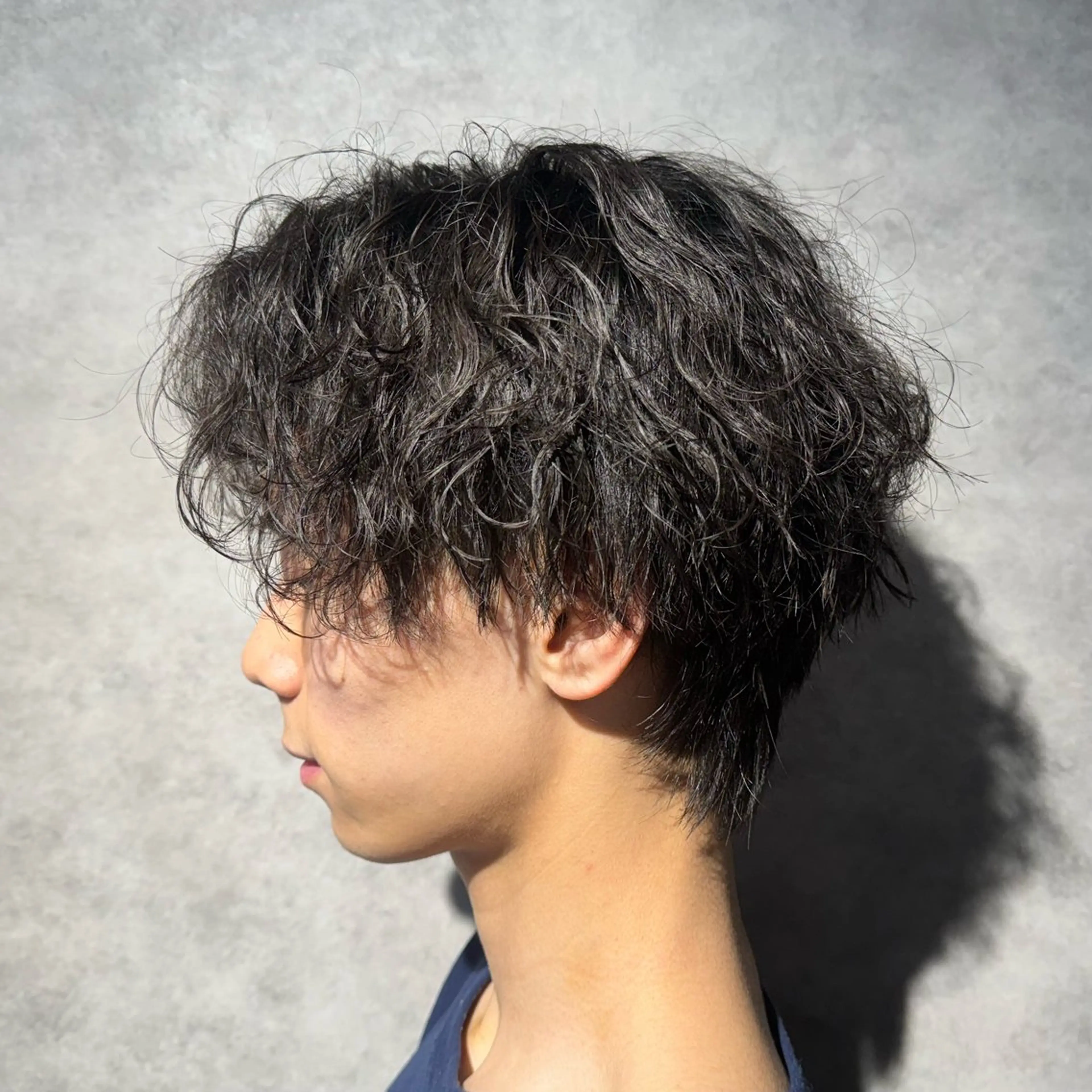 パーマ メンズ メンズブリーチ マッシュ メンズパーマ 波巻きパーマ REM【阿佐ヶ谷】 MEGUのヘアスタイル